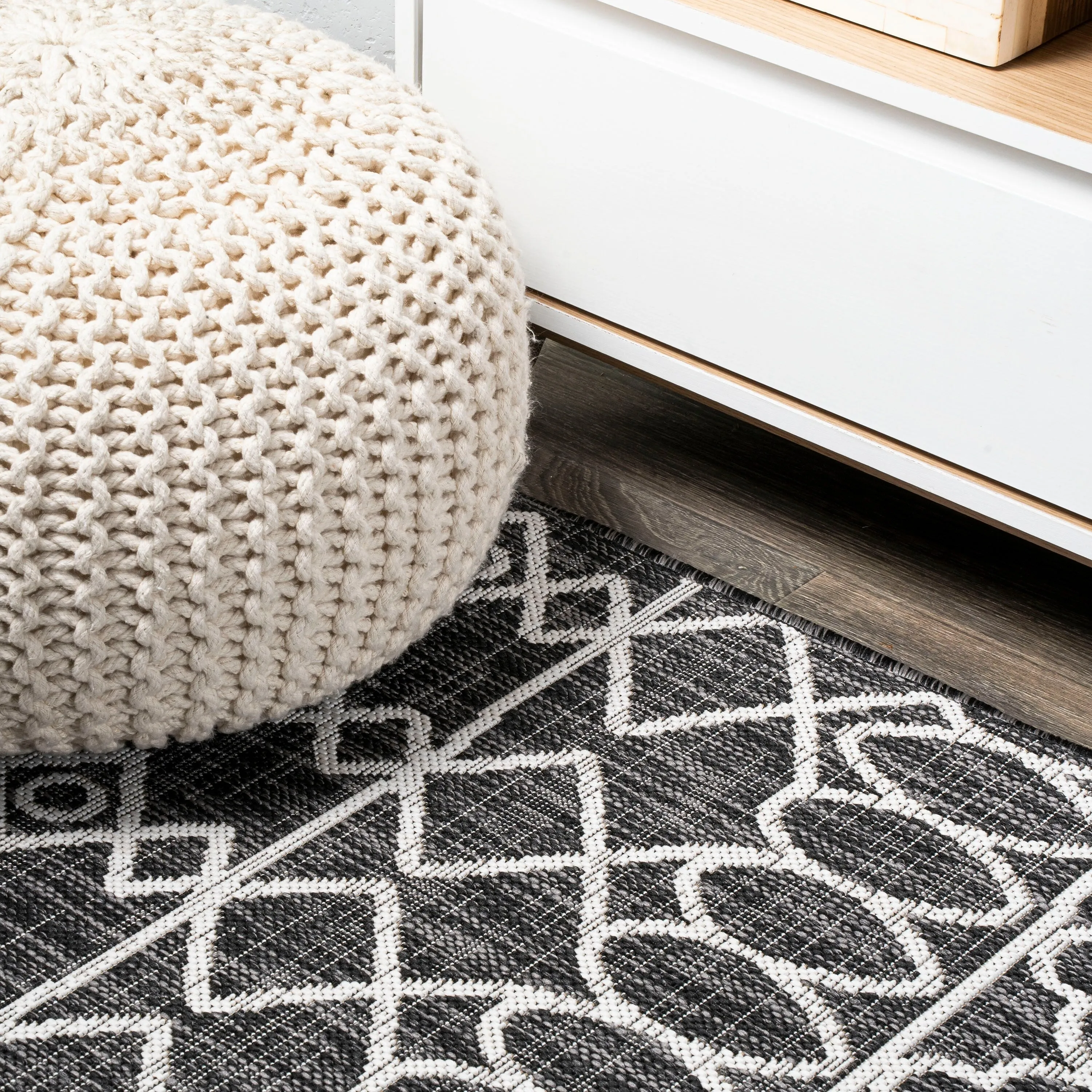 JONATHAN Y Nokat Tribal Bohemian Indoor/Outdoor Area Rug