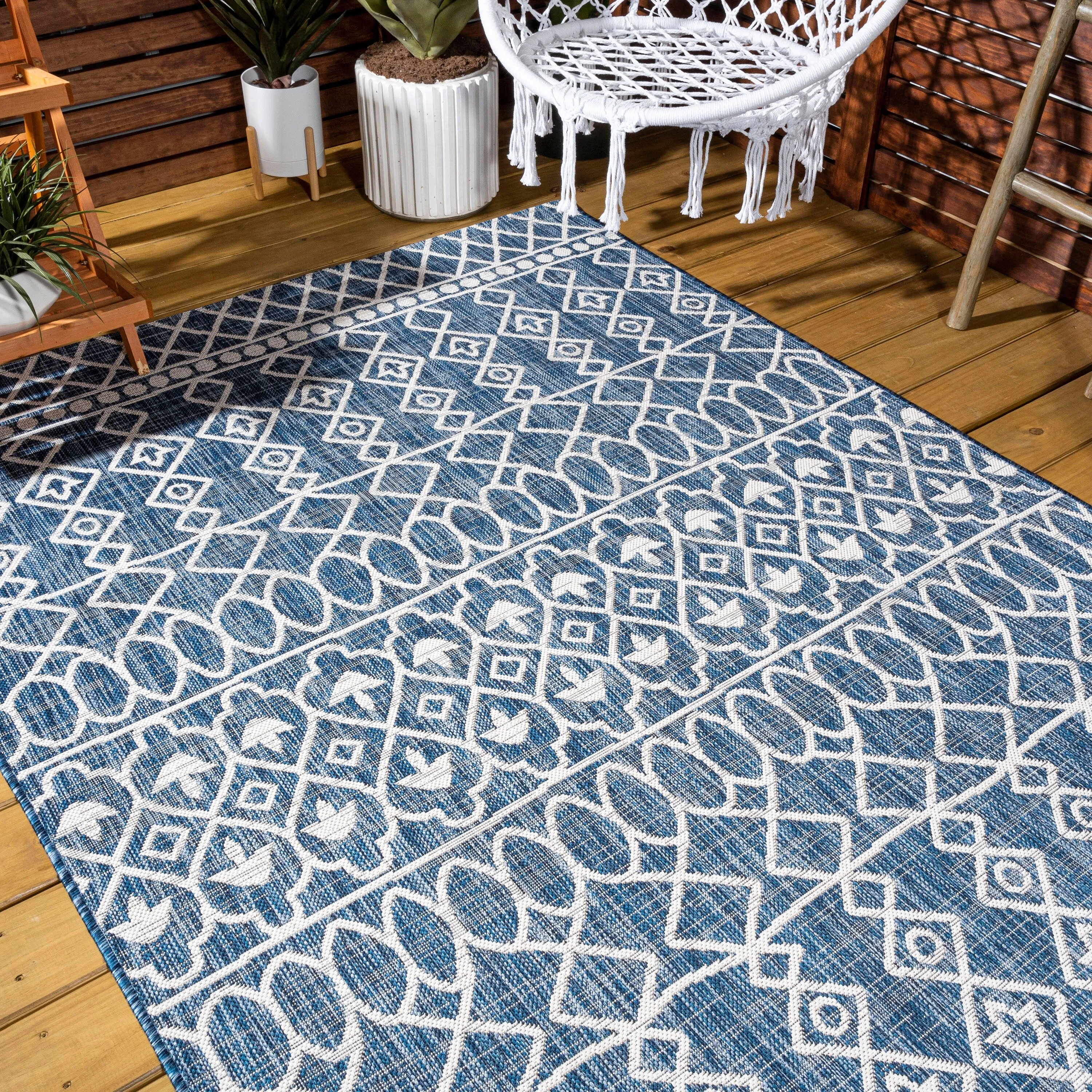 JONATHAN Y Nokat Tribal Bohemian Indoor/Outdoor Area Rug