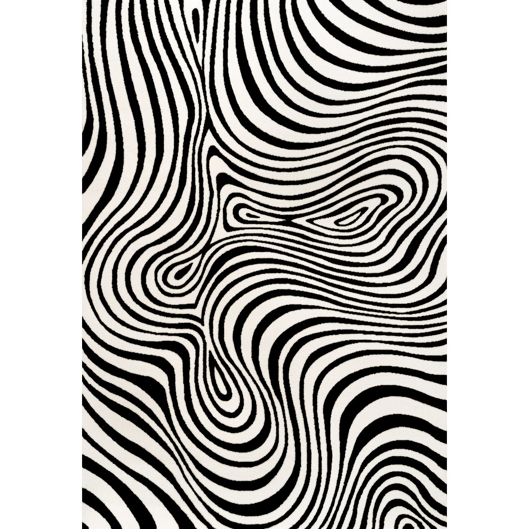 JONATHAN Y Nordby Abstract Groovy Striped Area Rug
