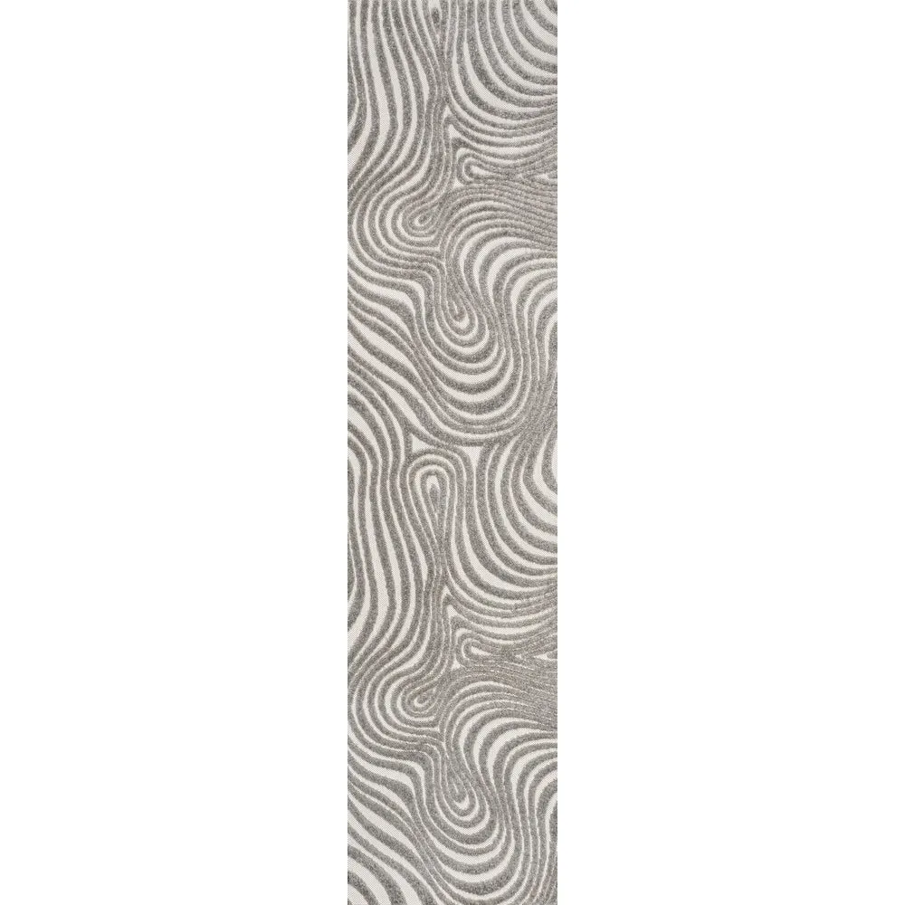 JONATHAN Y Nordby Abstract Groovy Striped Area Rug