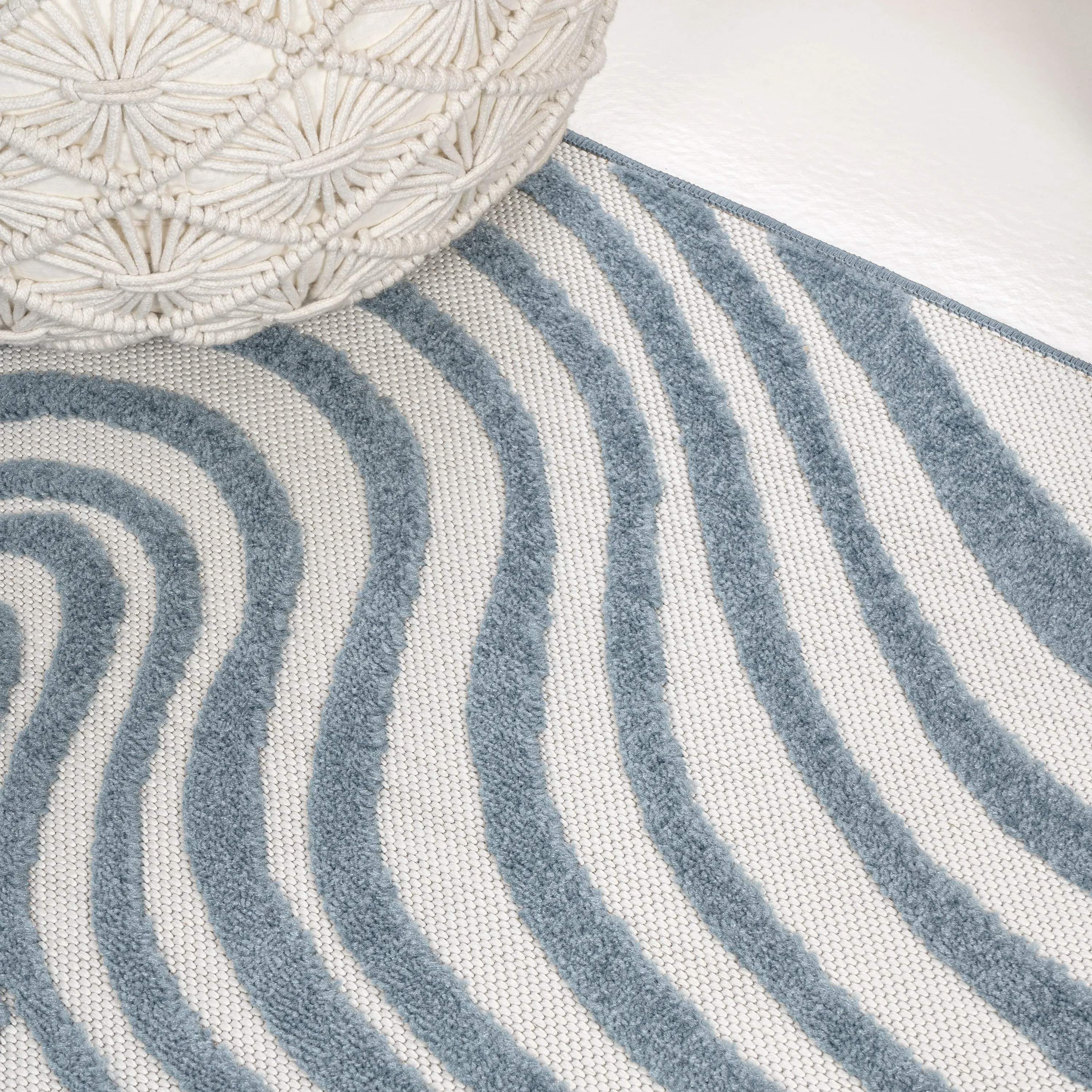 JONATHAN Y Nordby Abstract Groovy Striped Area Rug