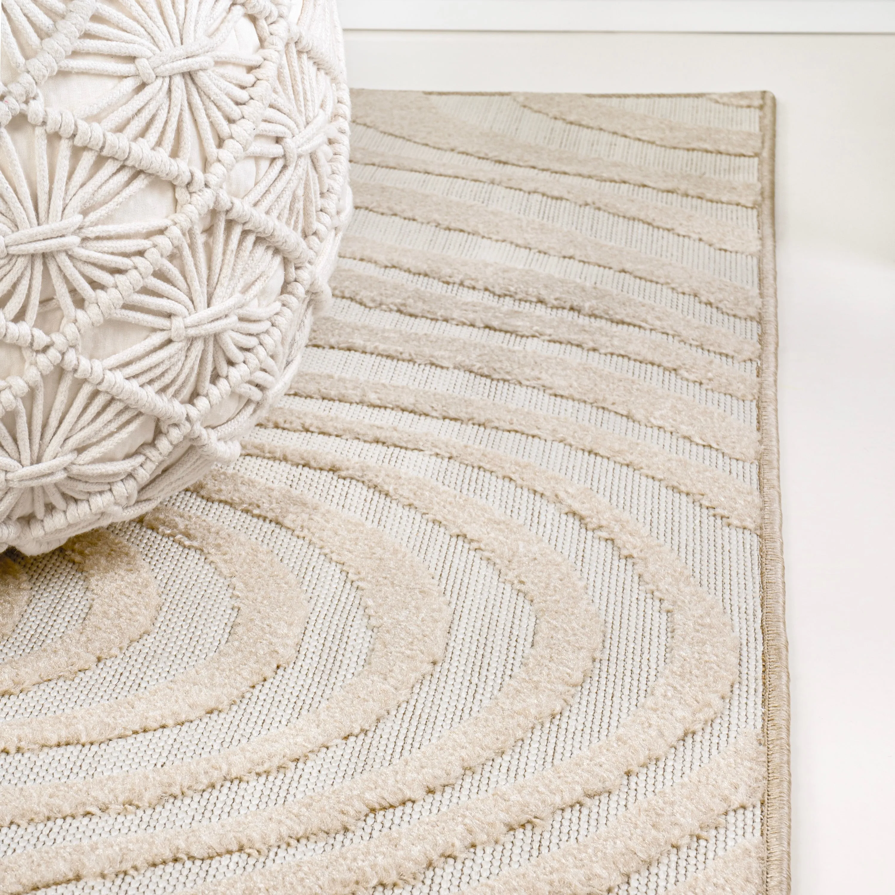 JONATHAN Y Nordby Abstract Groovy Striped Area Rug