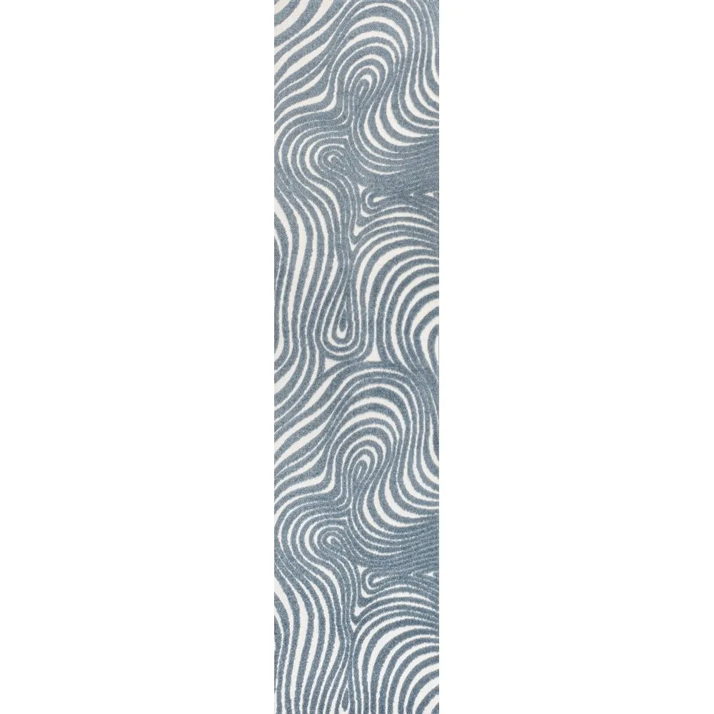 JONATHAN Y Nordby Abstract Groovy Striped Area Rug