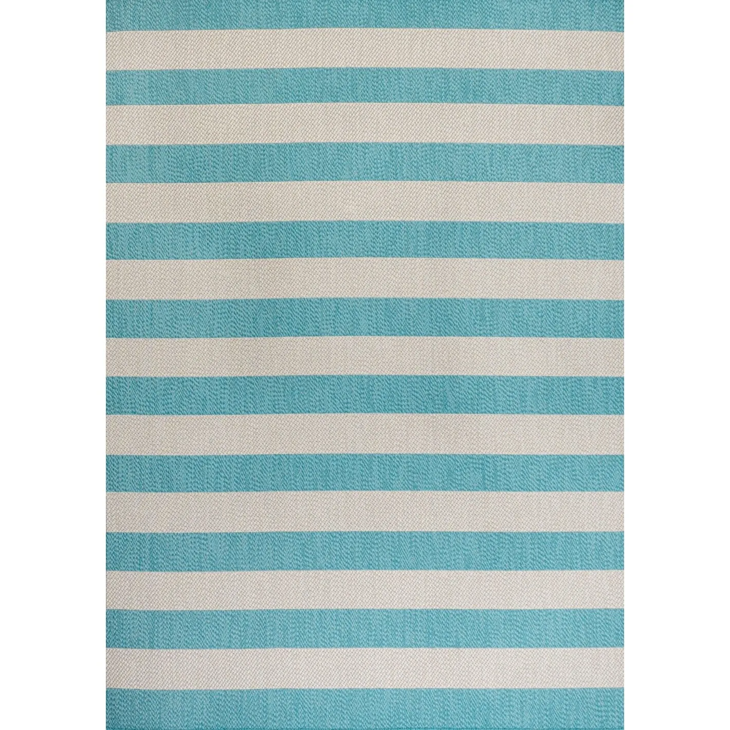 JONATHAN Y Vinales Two-Tone Wide Stripe Indoor/Outdoor Area Rug