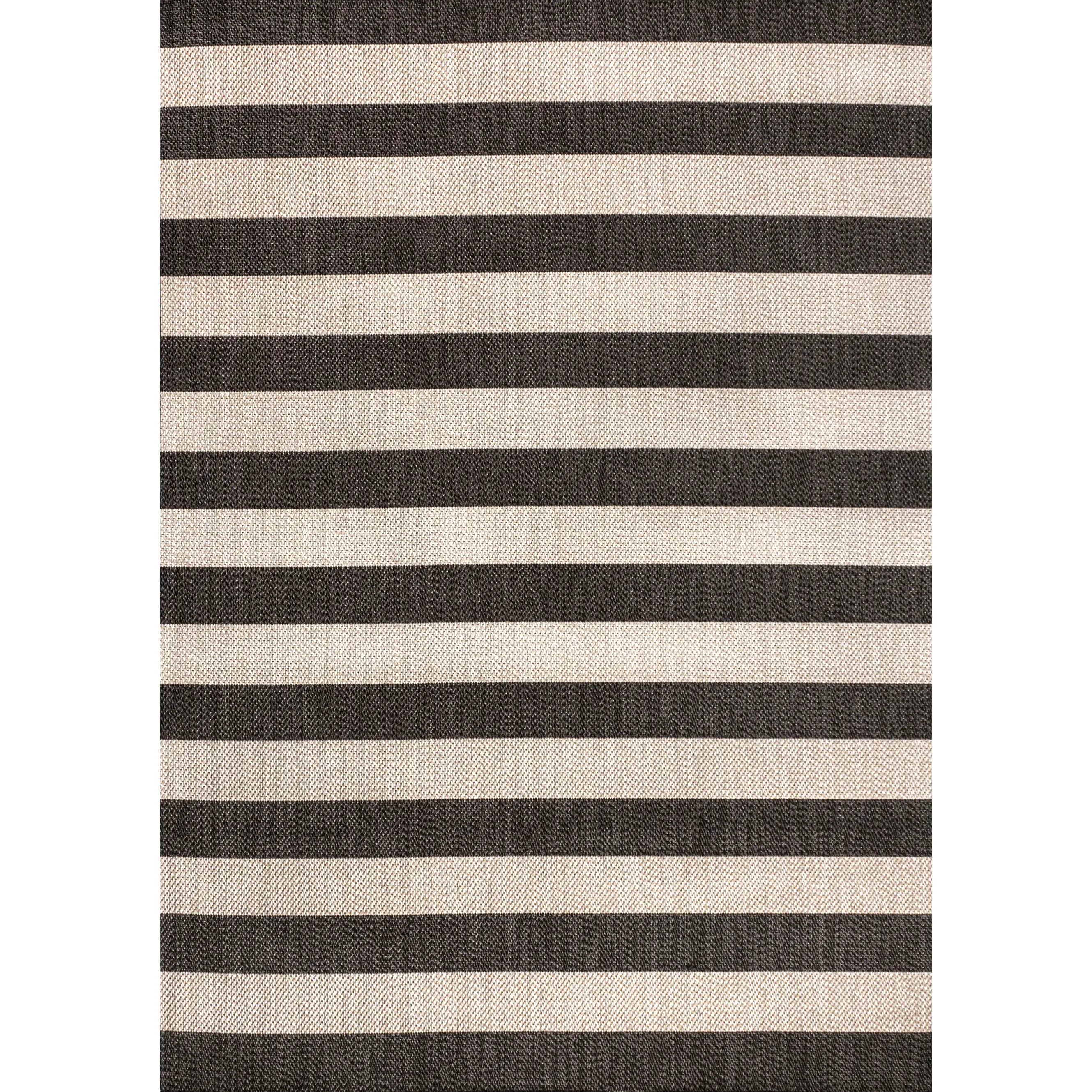 JONATHAN Y Vinales Two-Tone Wide Stripe Indoor/Outdoor Area Rug