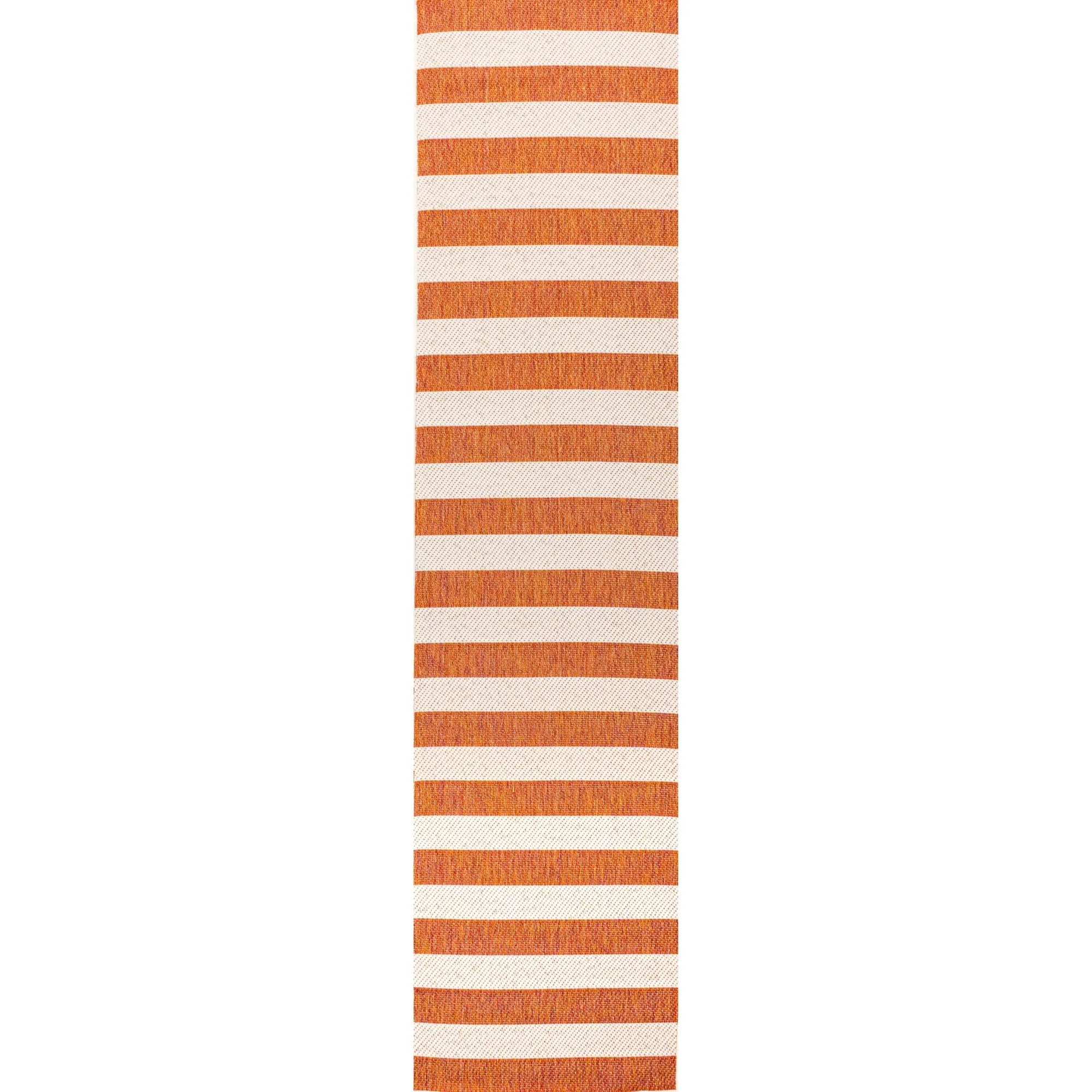JONATHAN Y Vinales Two-Tone Wide Stripe Indoor/Outdoor Area Rug