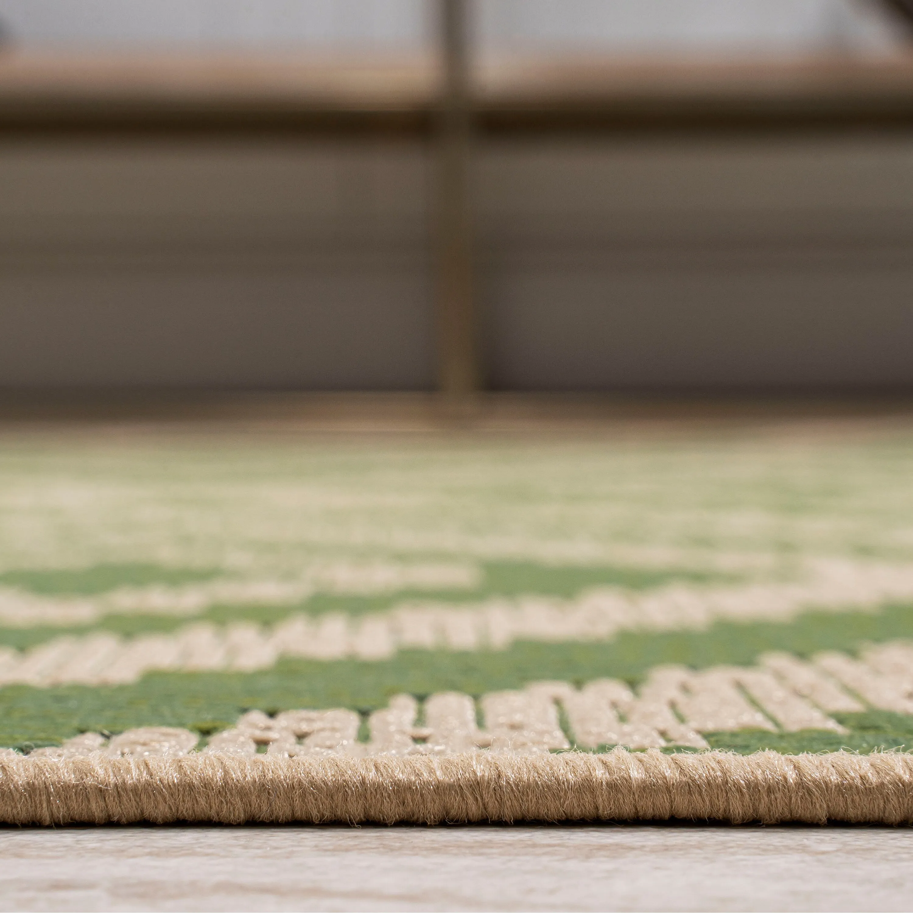 JONATHAN Y Vine Diamond Tribal Indoor/Outdoor Area Rug