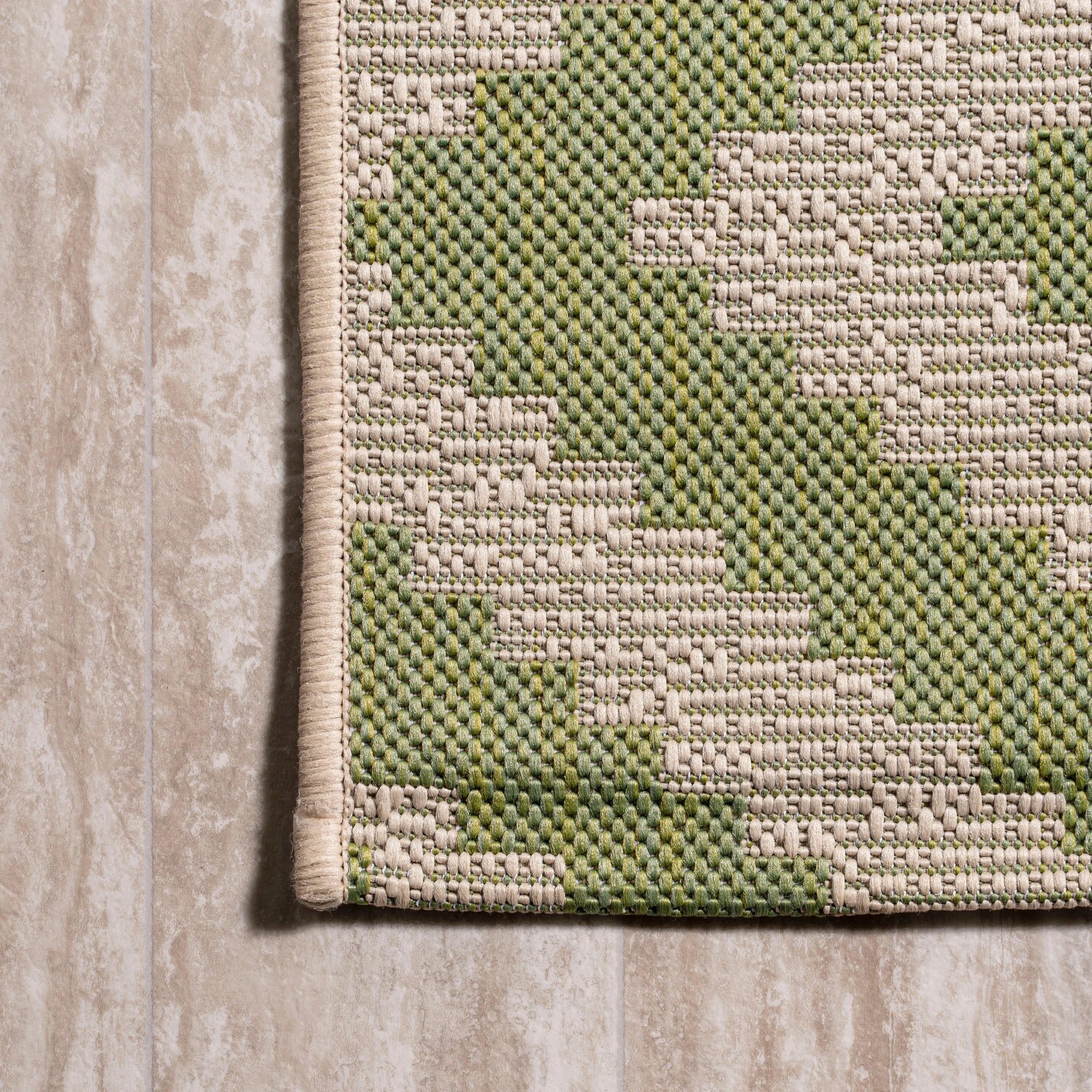 JONATHAN Y Vine Diamond Tribal Indoor/Outdoor Area Rug