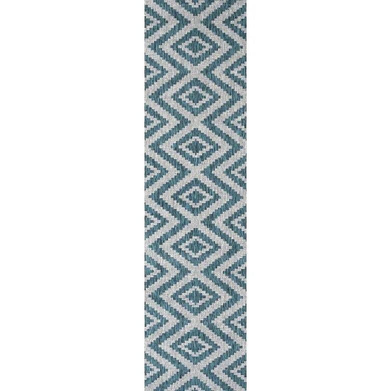 JONATHAN Y Vine Diamond Tribal Indoor/Outdoor Area Rug