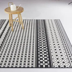 Julius Transitional Stripe Indoor/Outdoor Area Rug