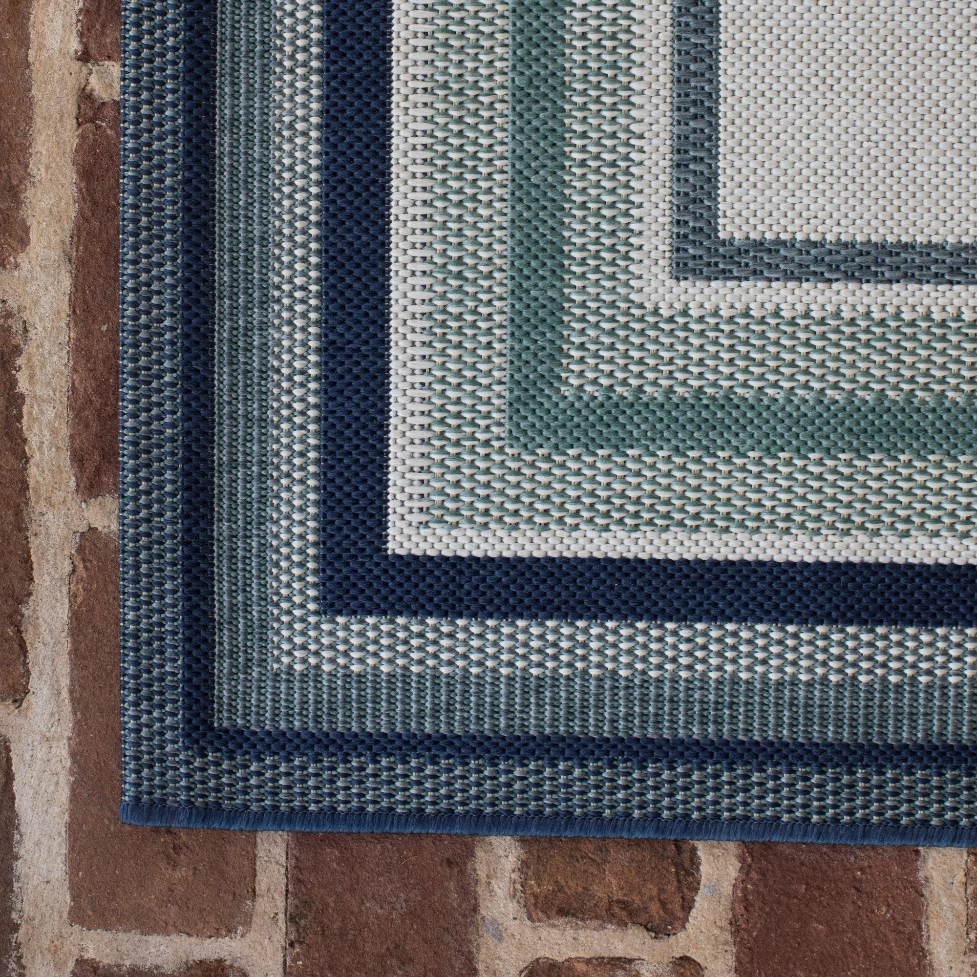 Kalena Bordered Indoor/Outdoor Area Rug