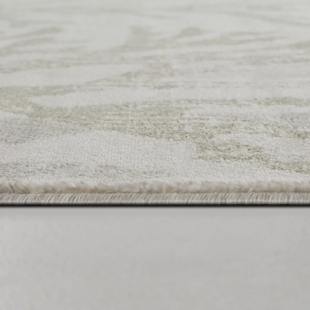 Kell Coastal Coral Print Area Rug