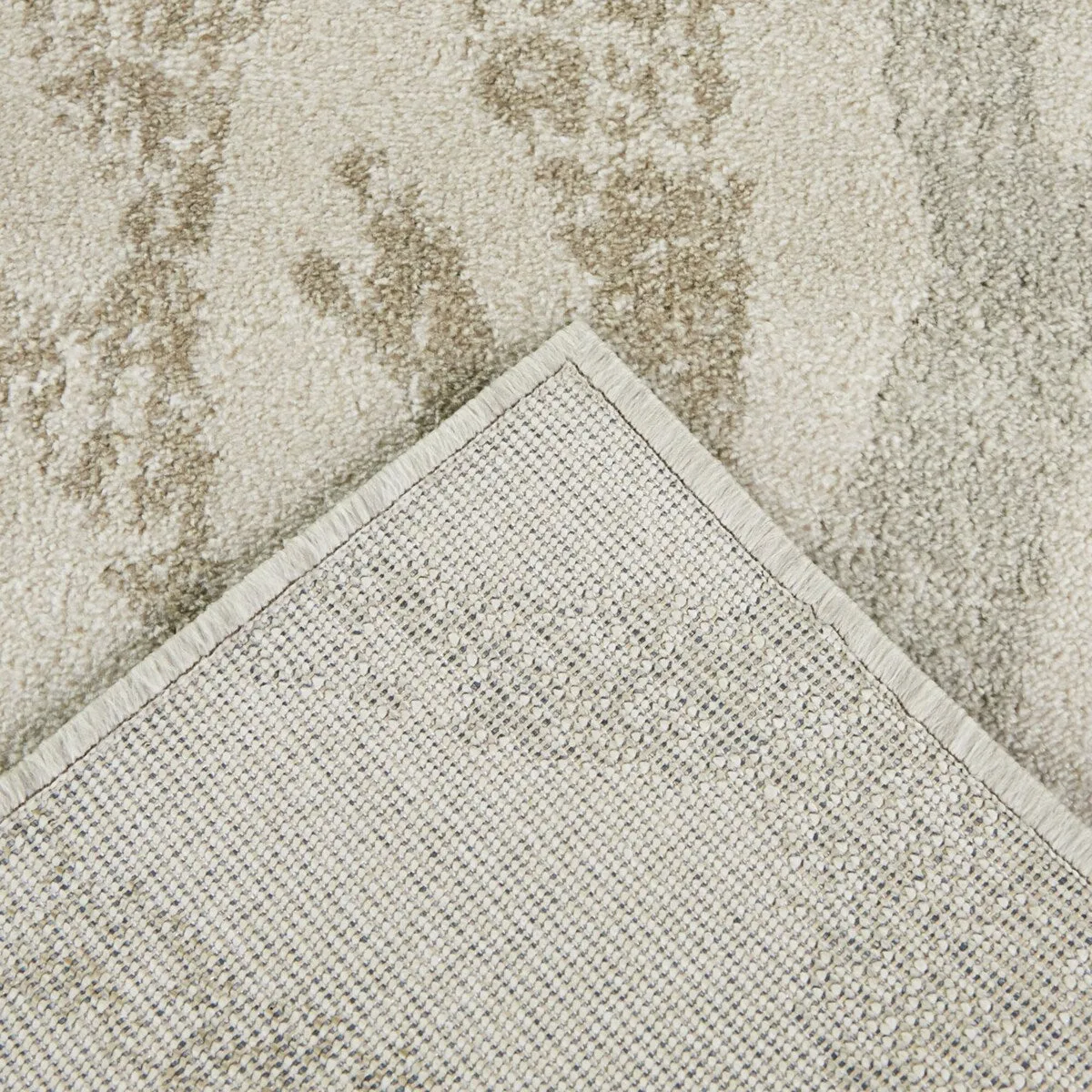 Kell Coastal Coral Print Area Rug