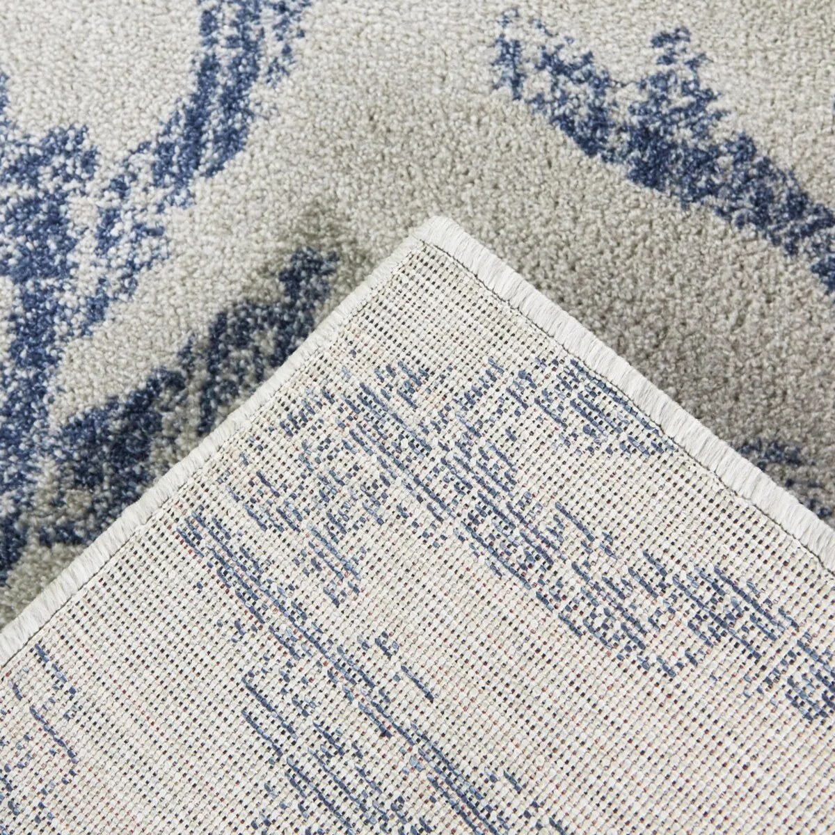Kell Coastal Coral Print Area Rug