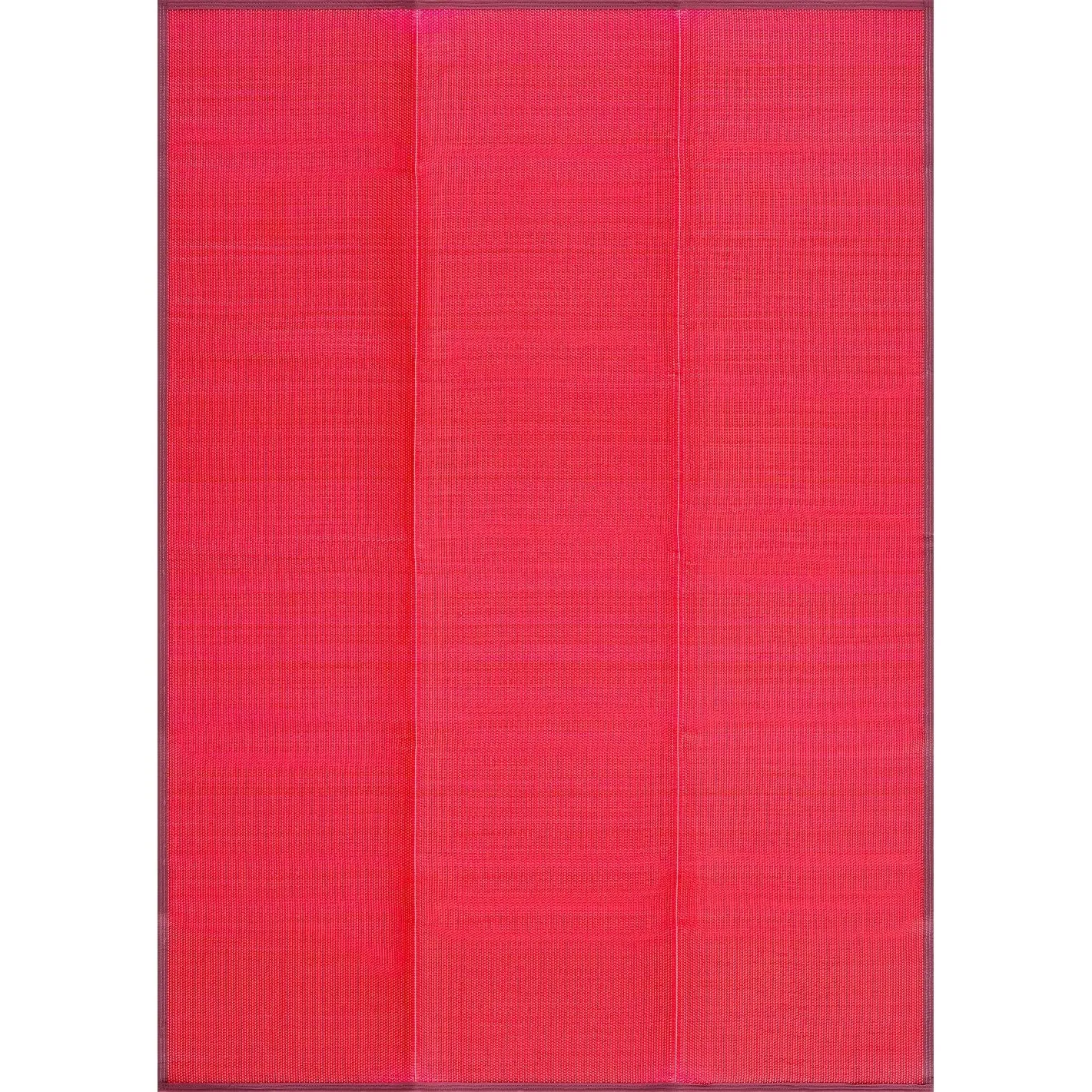Lalune Beach Solid Color Indoor Outdoor Polypropylene Area Rug