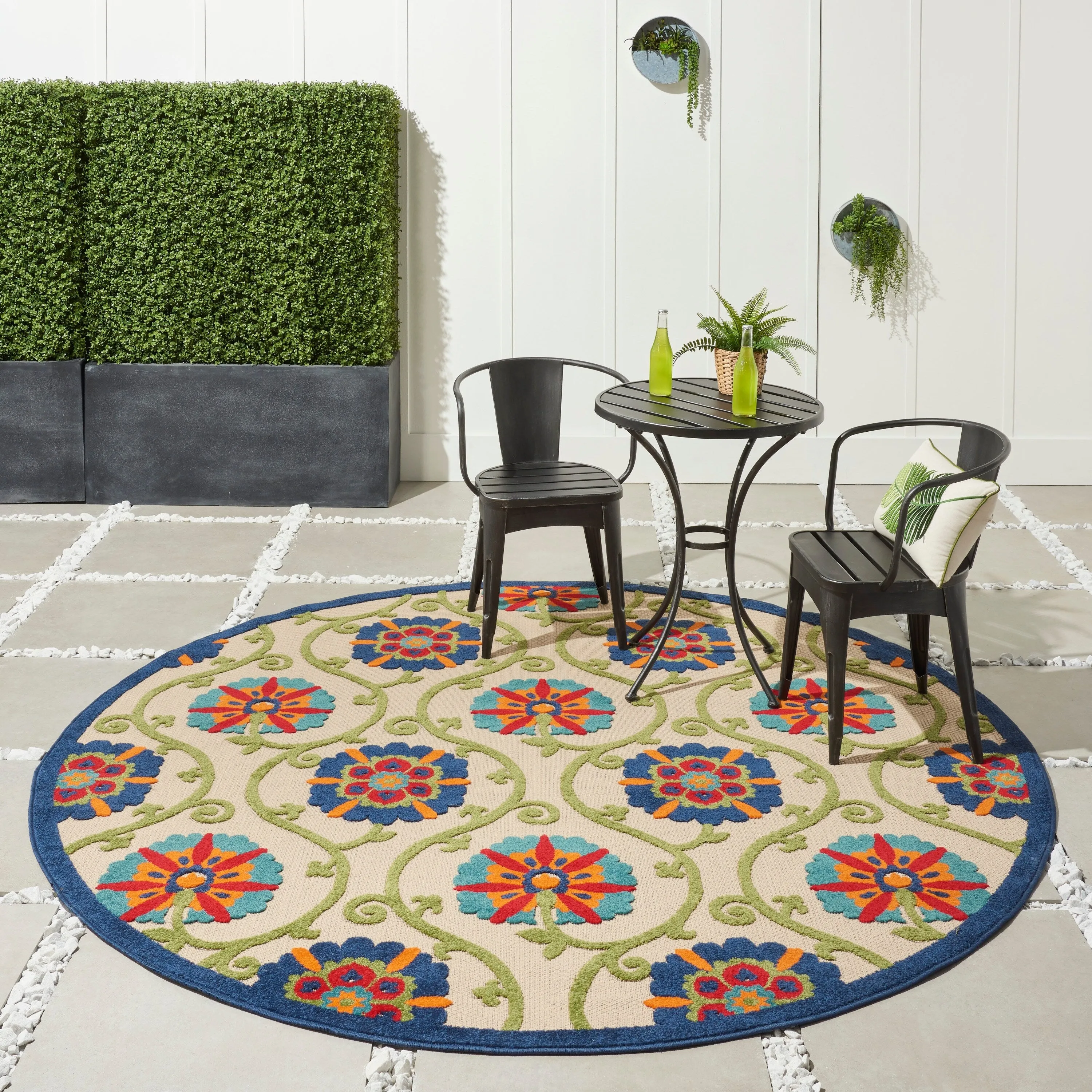 Lanikai Floral Indoor/ Outdoor Area Rug by Havenside Home