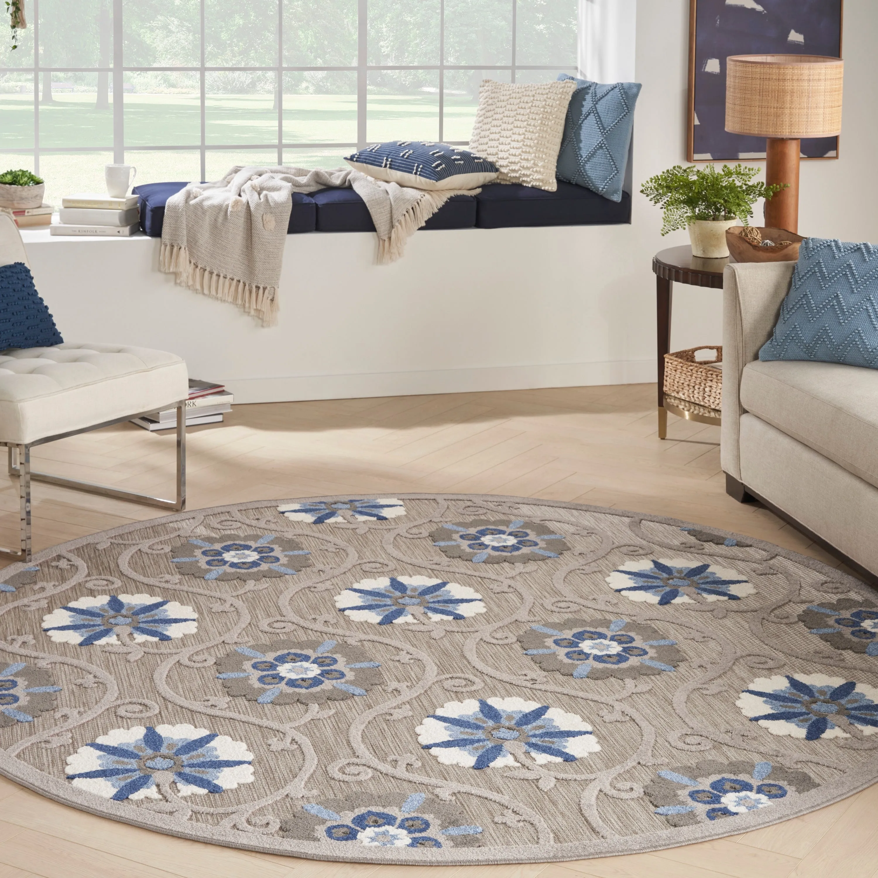 Lanikai Floral Indoor/ Outdoor Area Rug by Havenside Home