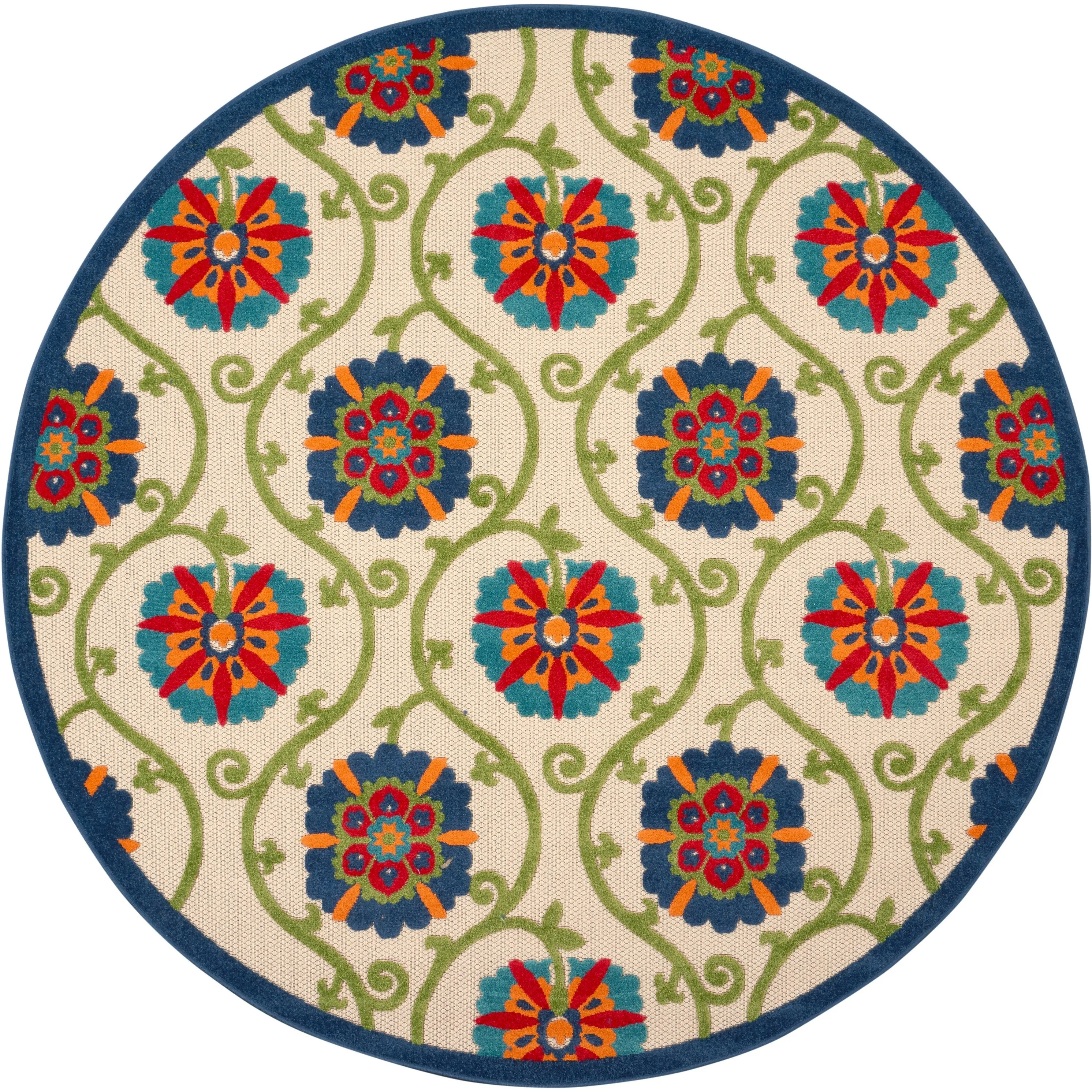 Lanikai Floral Indoor/ Outdoor Area Rug by Havenside Home