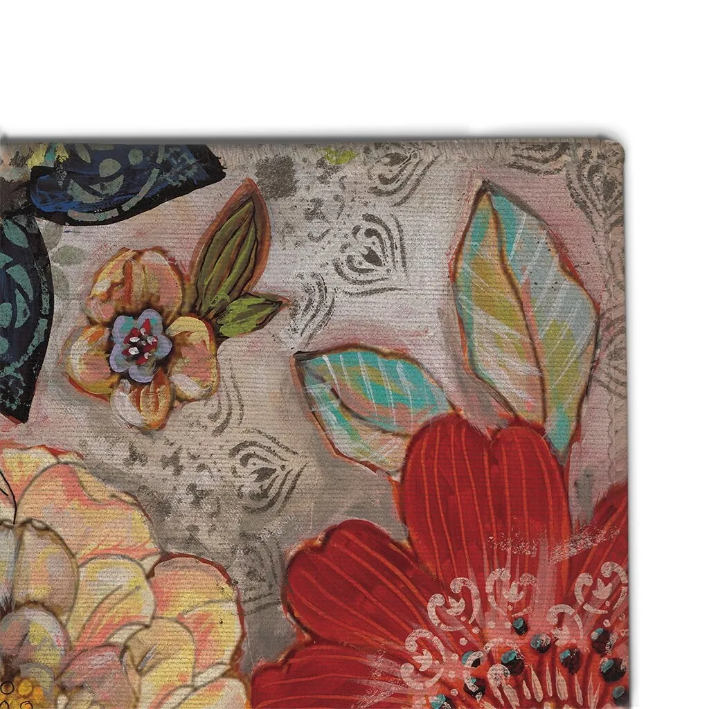Laural Home Boho Bouquet Chenille Accent Rug