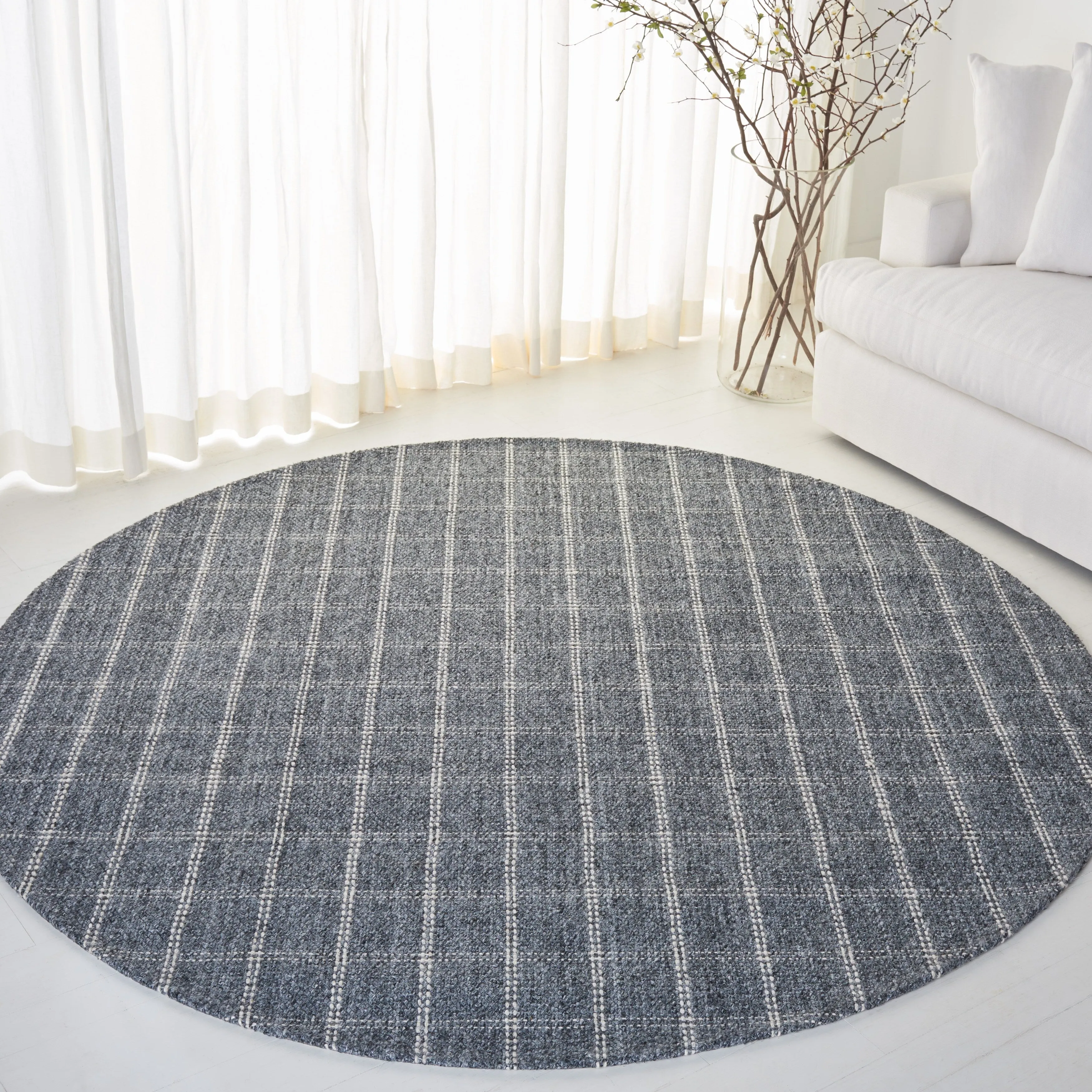 Lauren Ralph Lauren. Handmade Tamworth Check Wool Rug