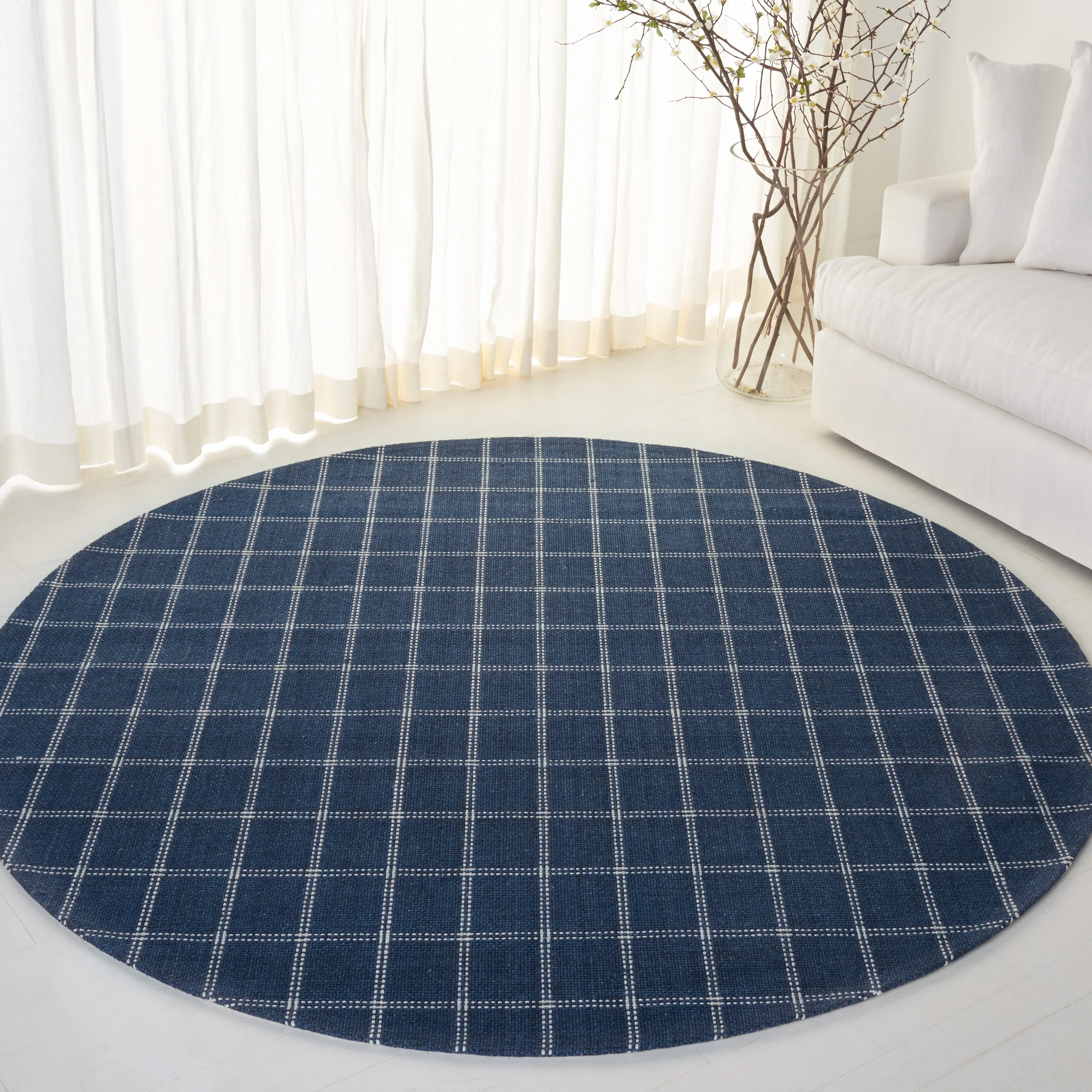 Lauren Ralph Lauren. Handmade Tamworth Check Wool Rug