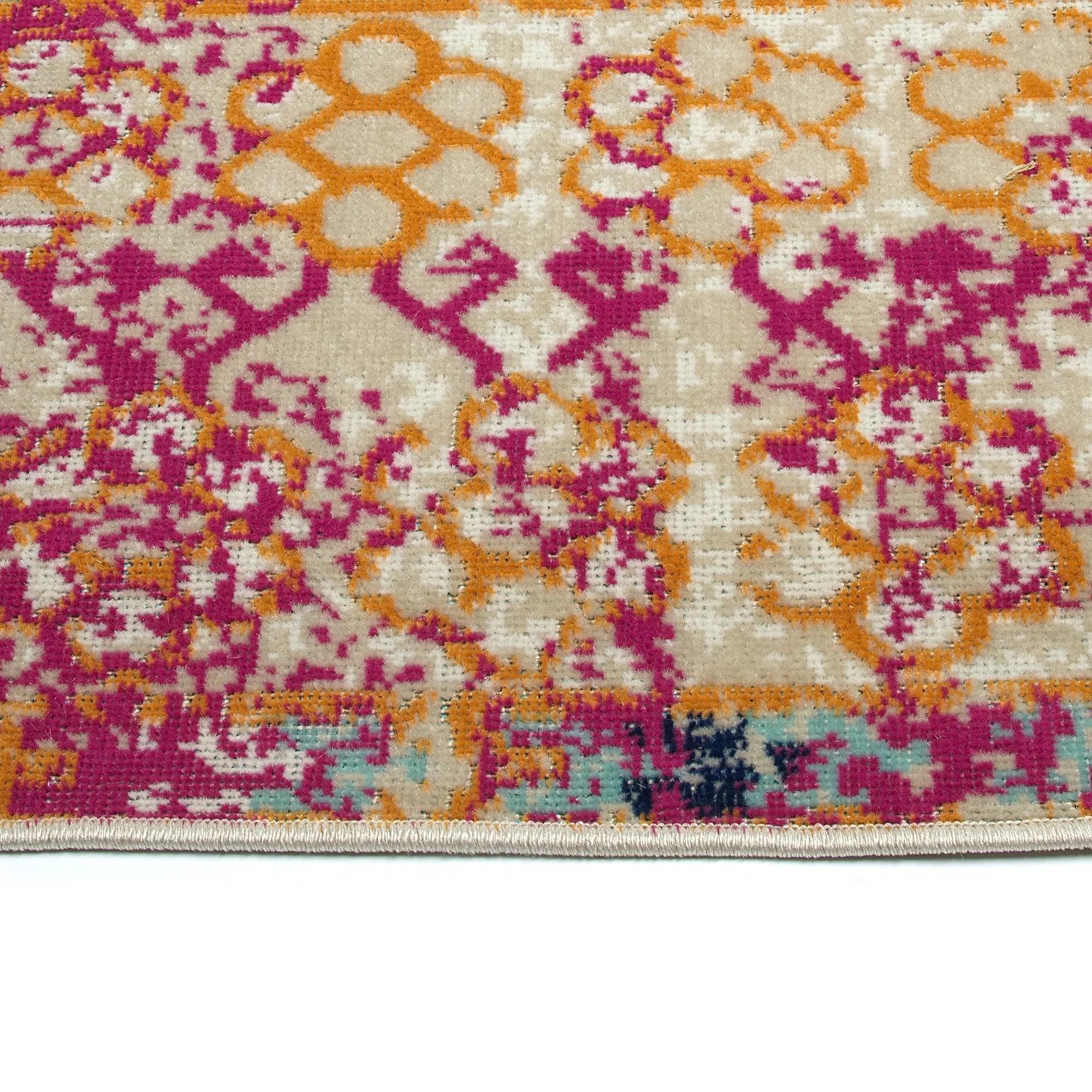 Legata Collection Pink Machine-Made Indoor/OutdoorArea Rug
