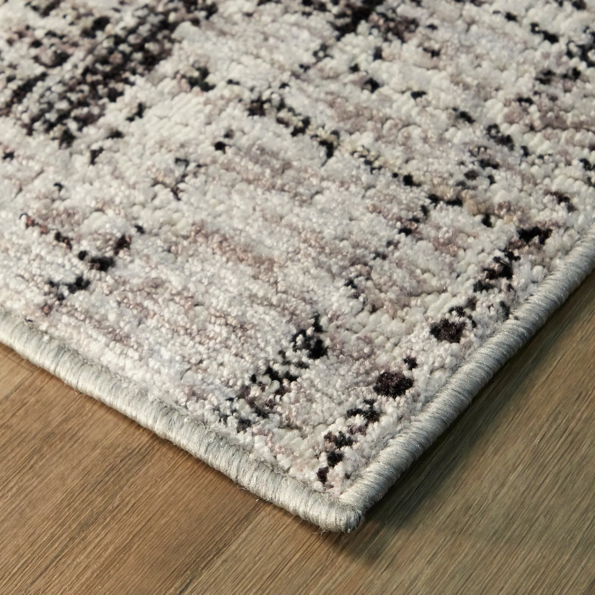 Leon Distressed Abstract Area Rug