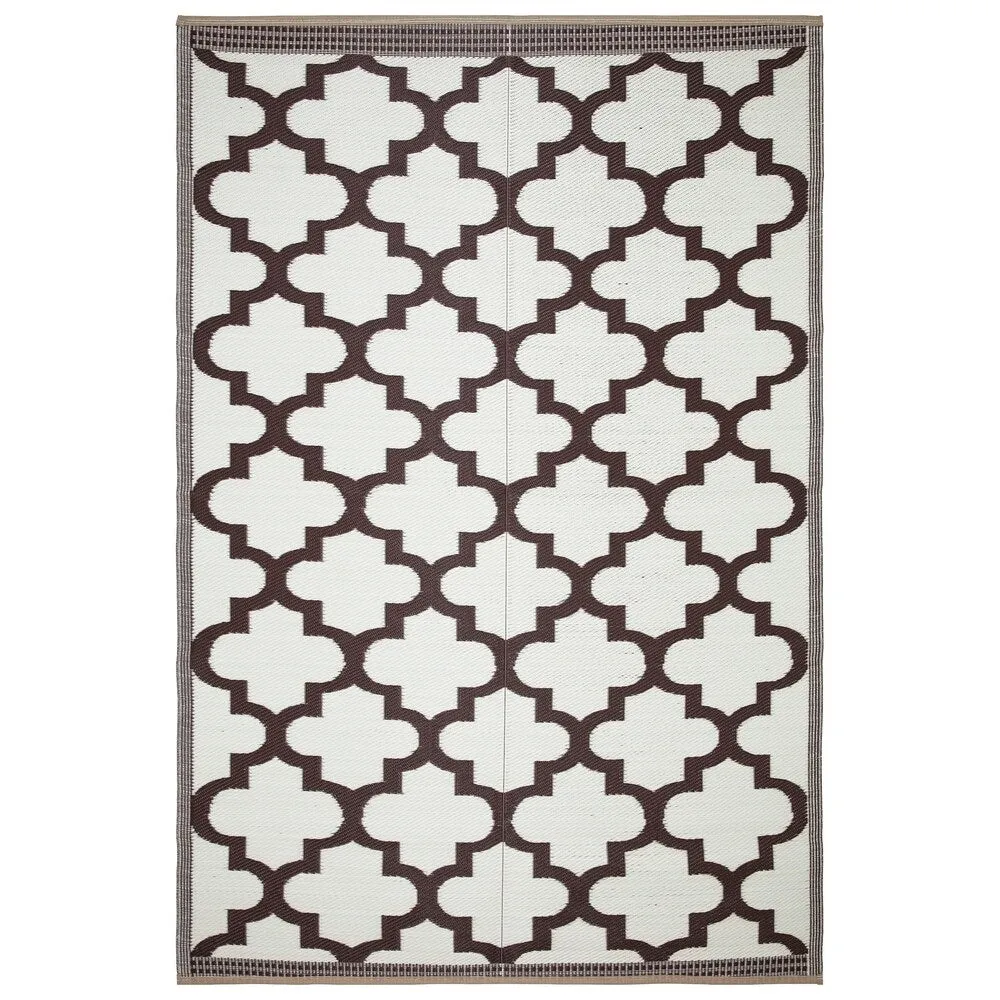 Lightweight Indoor Outdoor Reversible Area Rug - 5.9 x 8.9 Feet -Trellis - 5.9 x 8.9 - 5.9 x 8.9