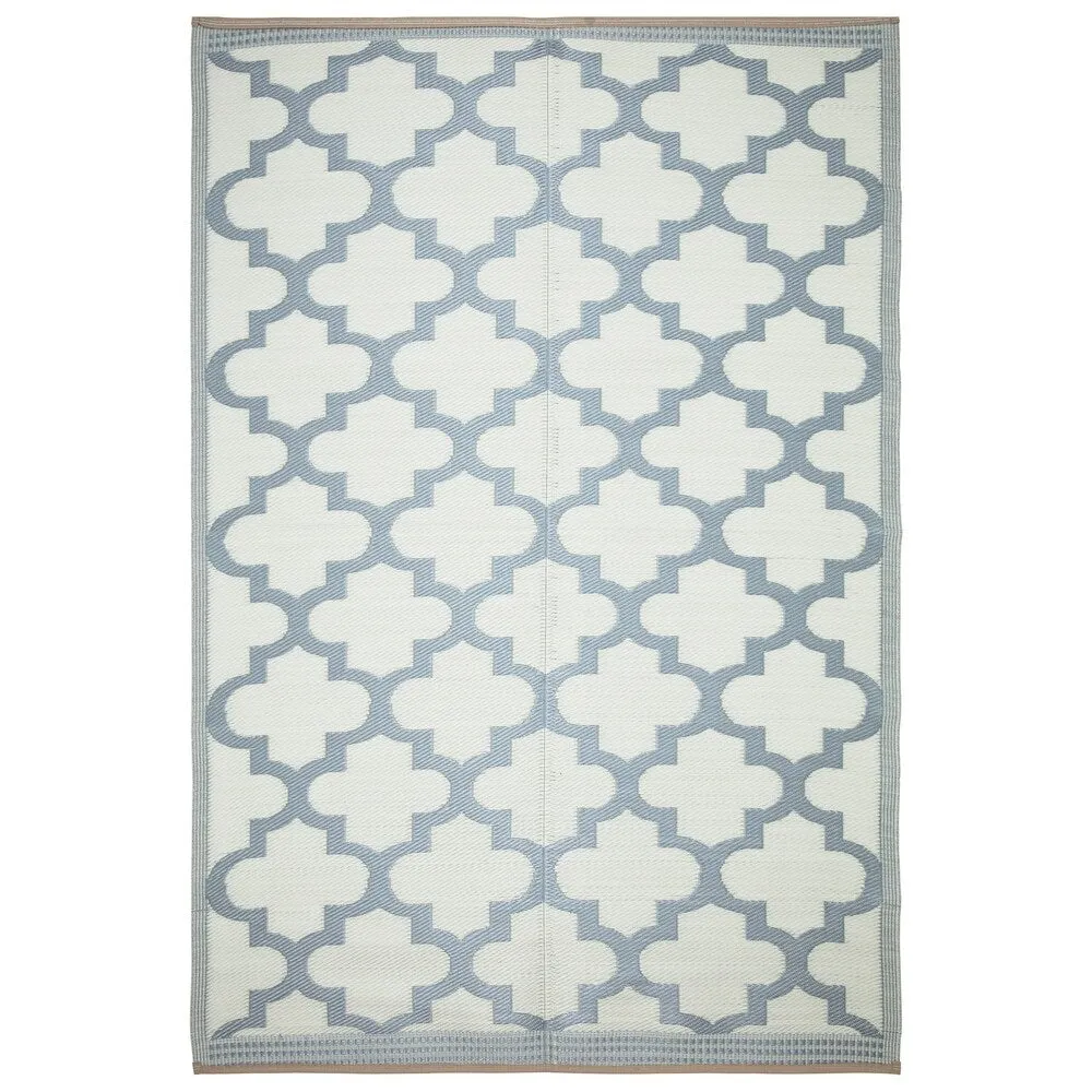 Lightweight Indoor Outdoor Reversible Area Rug - 5.9 x 8.9 Feet -Trellis - 5.9 x 8.9 - 5.9 x 8.9