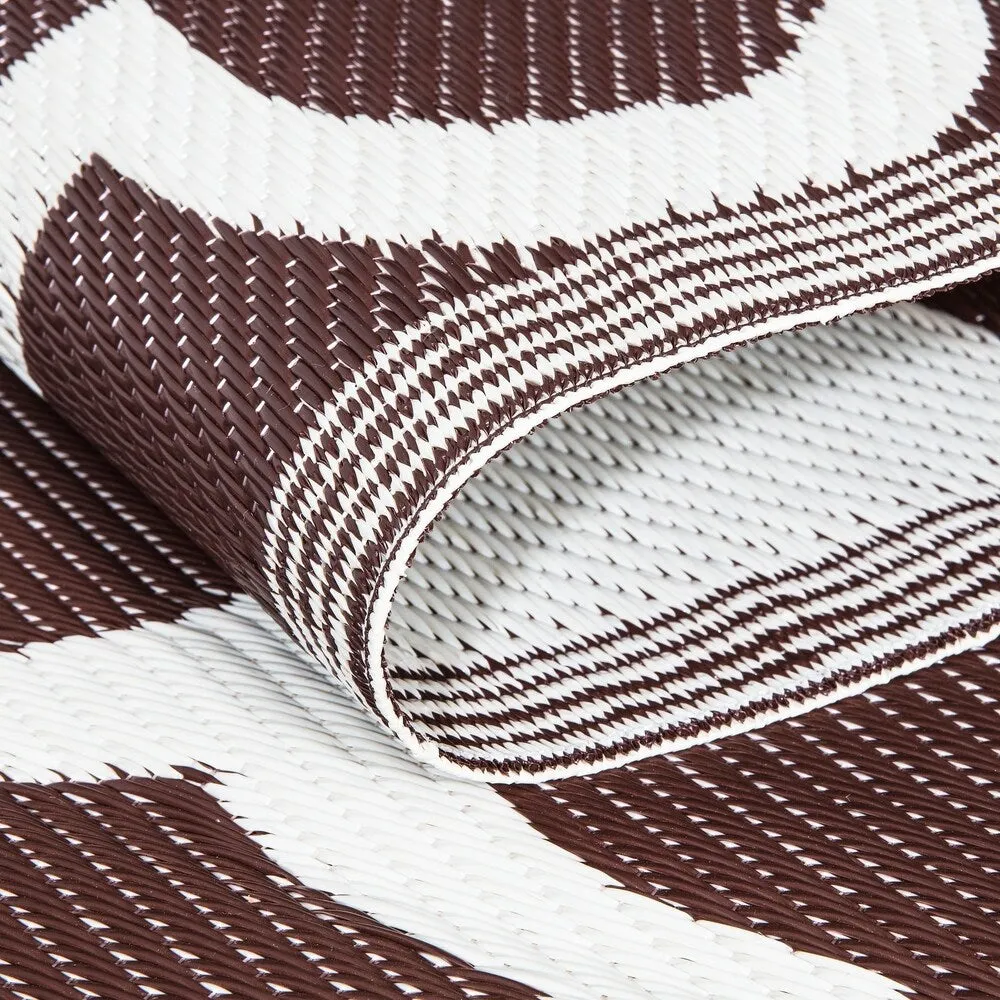 Lightweight Indoor Outdoor Reversible Area Rug - 5.9 x 8.9 Feet -Trellis - 5.9 x 8.9 - 5.9 x 8.9