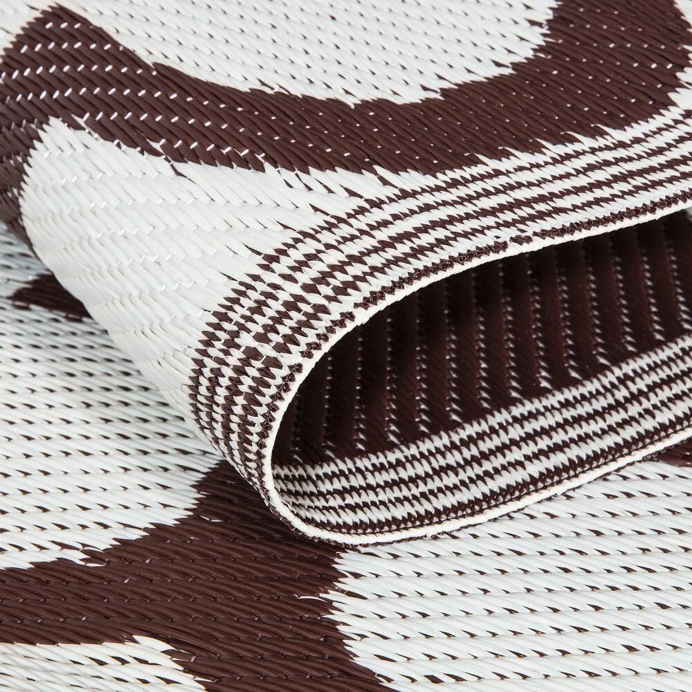 Lightweight Indoor Outdoor Reversible Area Rug - 5.9 x 8.9 Feet -Trellis - 5.9 x 8.9 - 5.9 x 8.9