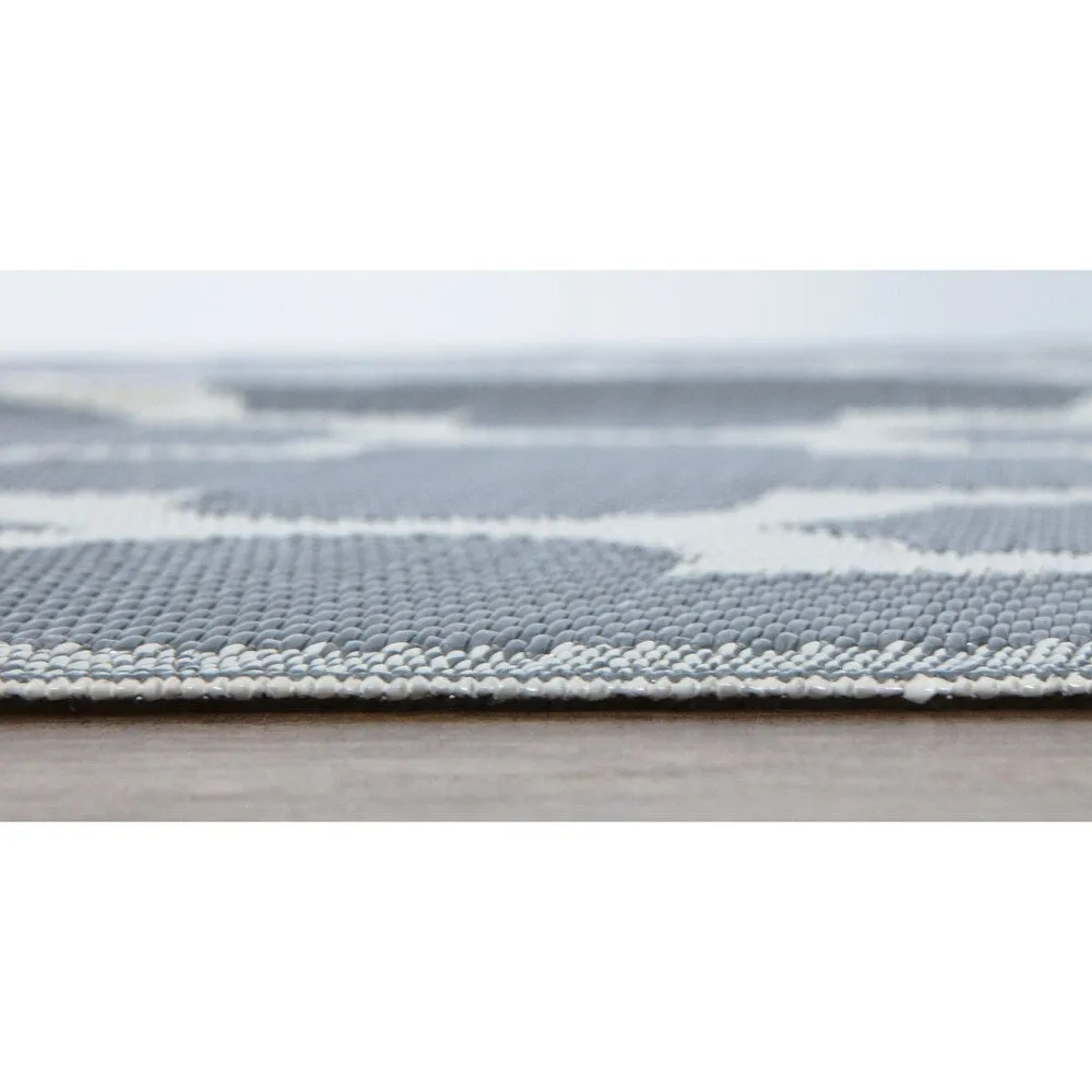 Lightweight Indoor Outdoor Reversible Area Rug - 5.9 x 8.9 Feet -Trellis - 5.9 x 8.9 - 5.9 x 8.9