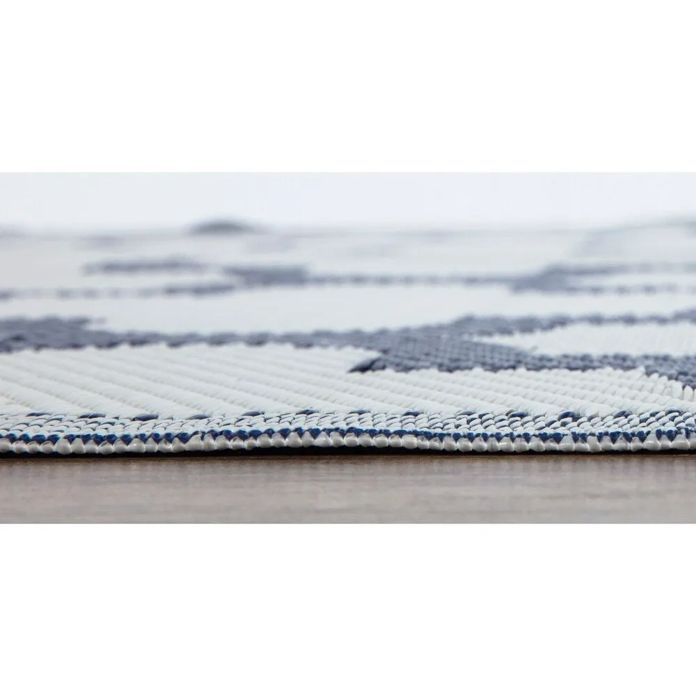 Lightweight Indoor Outdoor Reversible Area Rug - 5.9 x 8.9 Feet -Trellis - 5.9 x 8.9 - 5.9 x 8.9