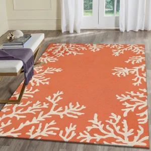 Liora Manne Capri Coral Border Indoor/Outdoor Rug