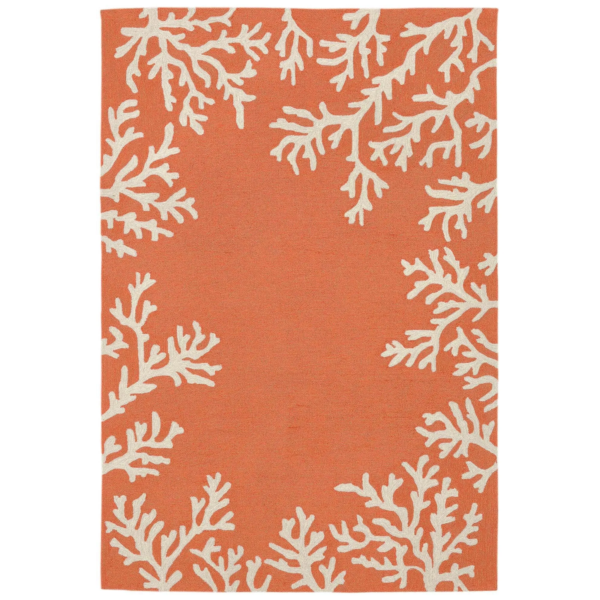 Liora Manne Capri Coral Border Indoor/Outdoor Rug