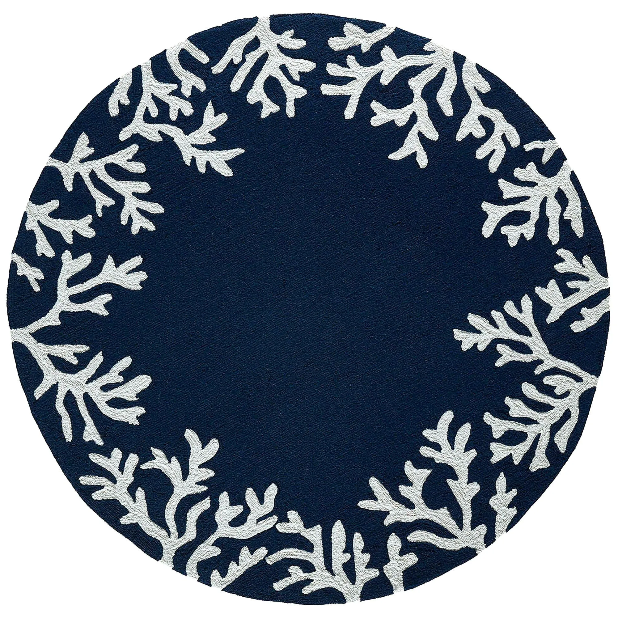 Liora Manne Capri Coral Border Indoor/Outdoor Rug