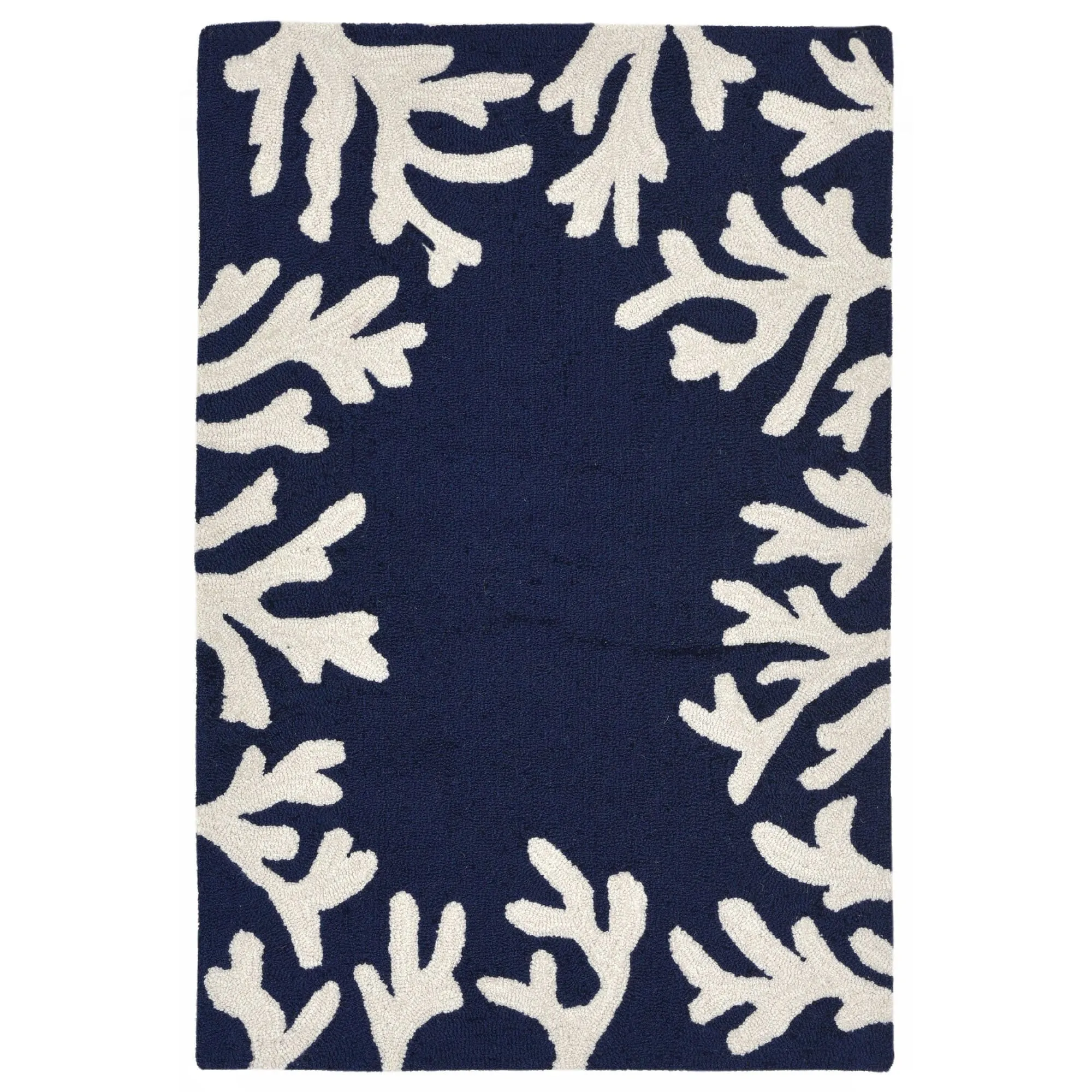 Liora Manne Capri Coral Border Indoor/Outdoor Rug