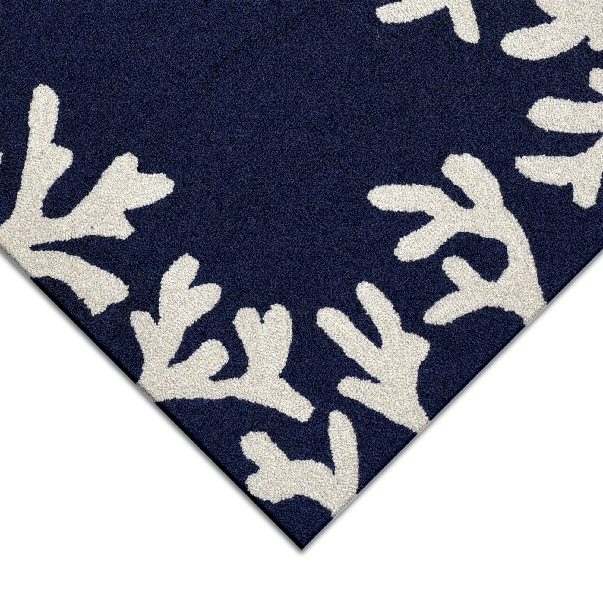 Liora Manne Capri Coral Border Indoor/Outdoor Rug