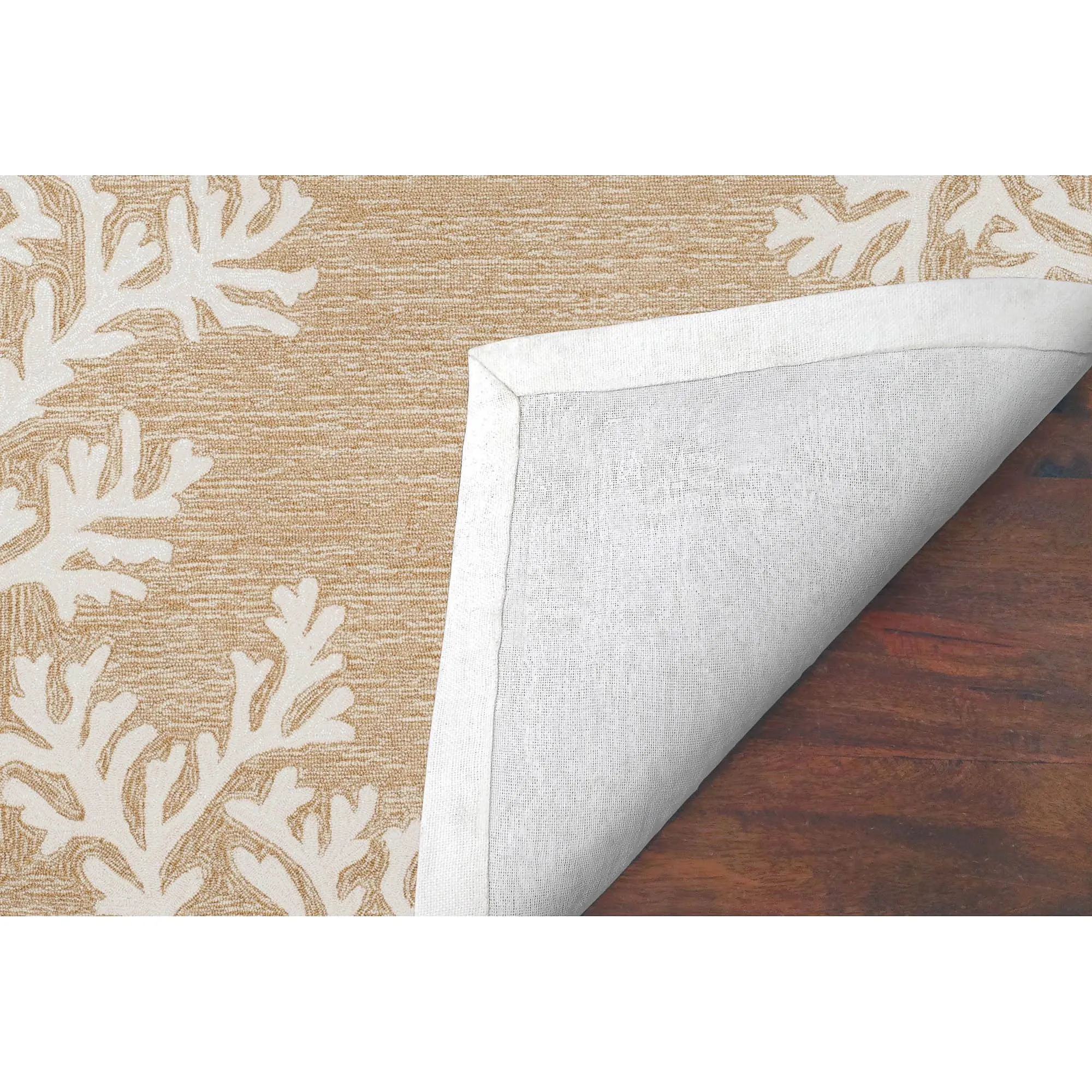 Liora Manne Capri Coral Border Indoor/Outdoor Rug