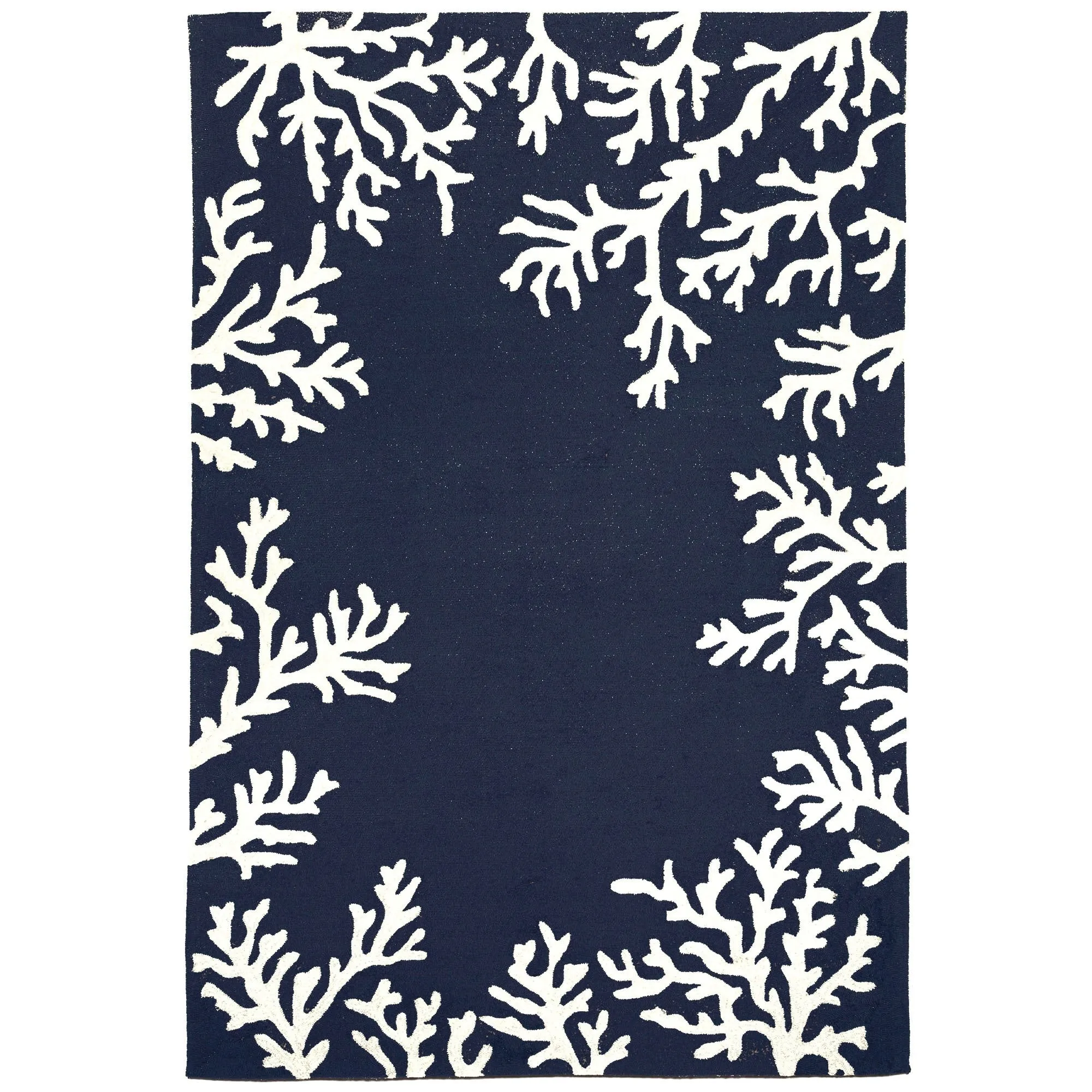 Liora Manne Capri Coral Border Indoor/Outdoor Rug