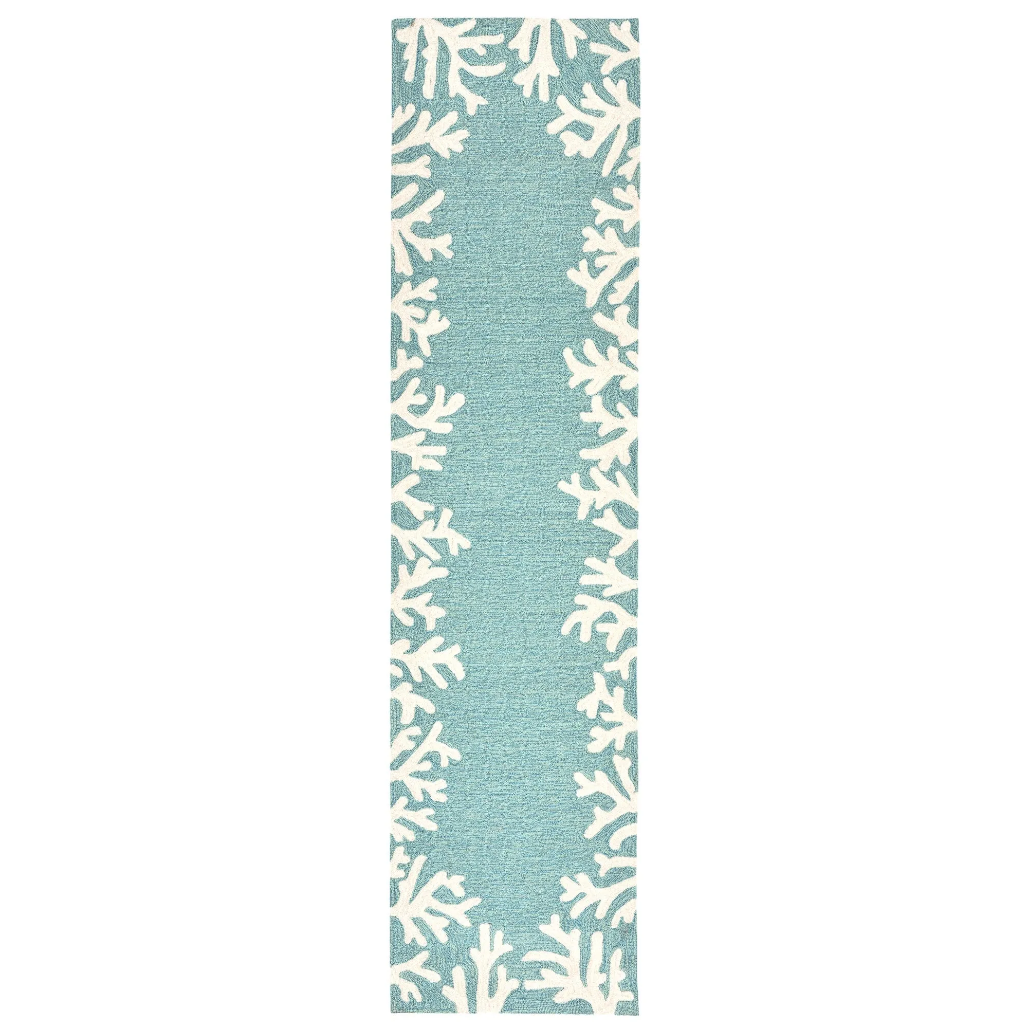Liora Manne Capri Coral Border Indoor/Outdoor Rug