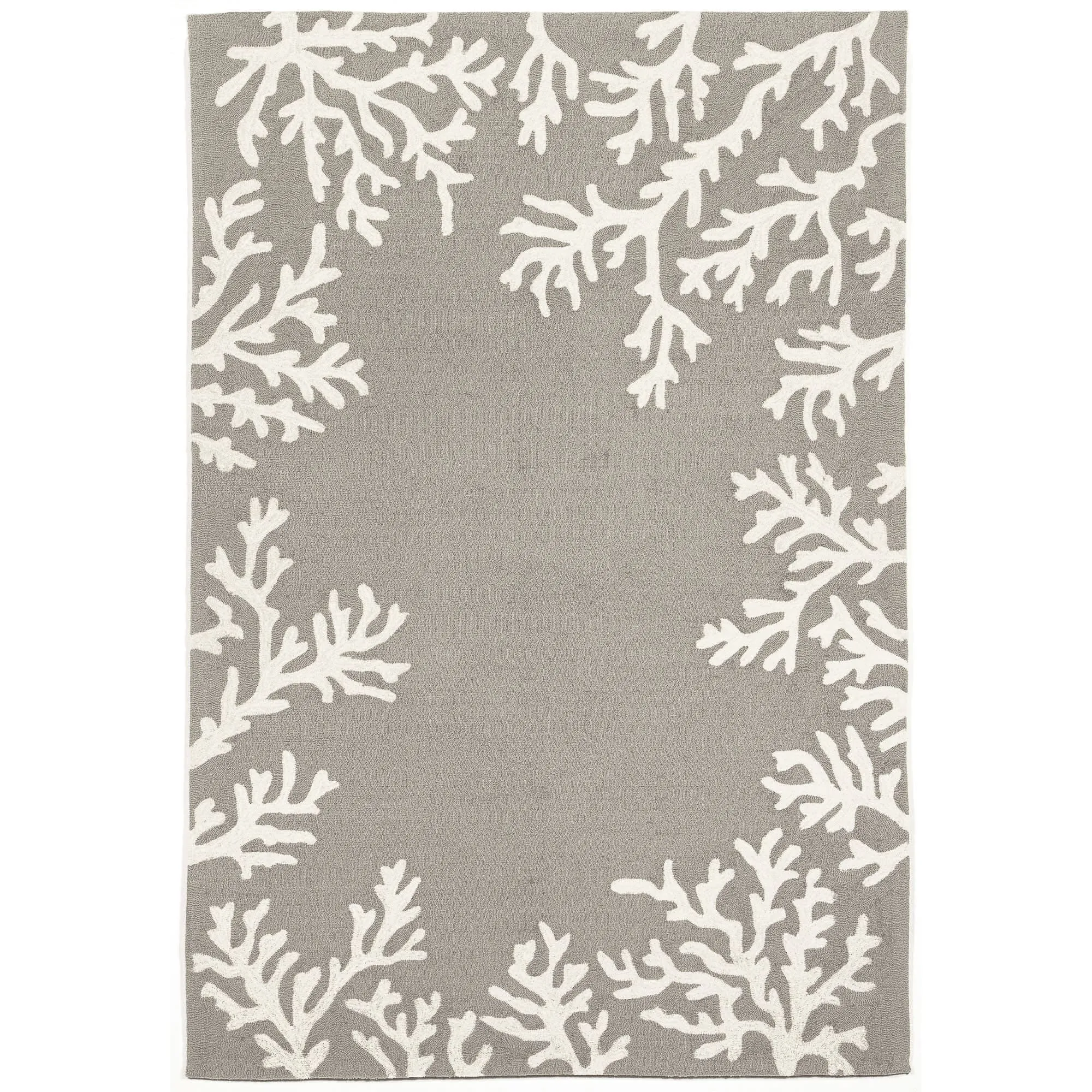 Liora Manne Capri Coral Border Indoor/Outdoor Rug