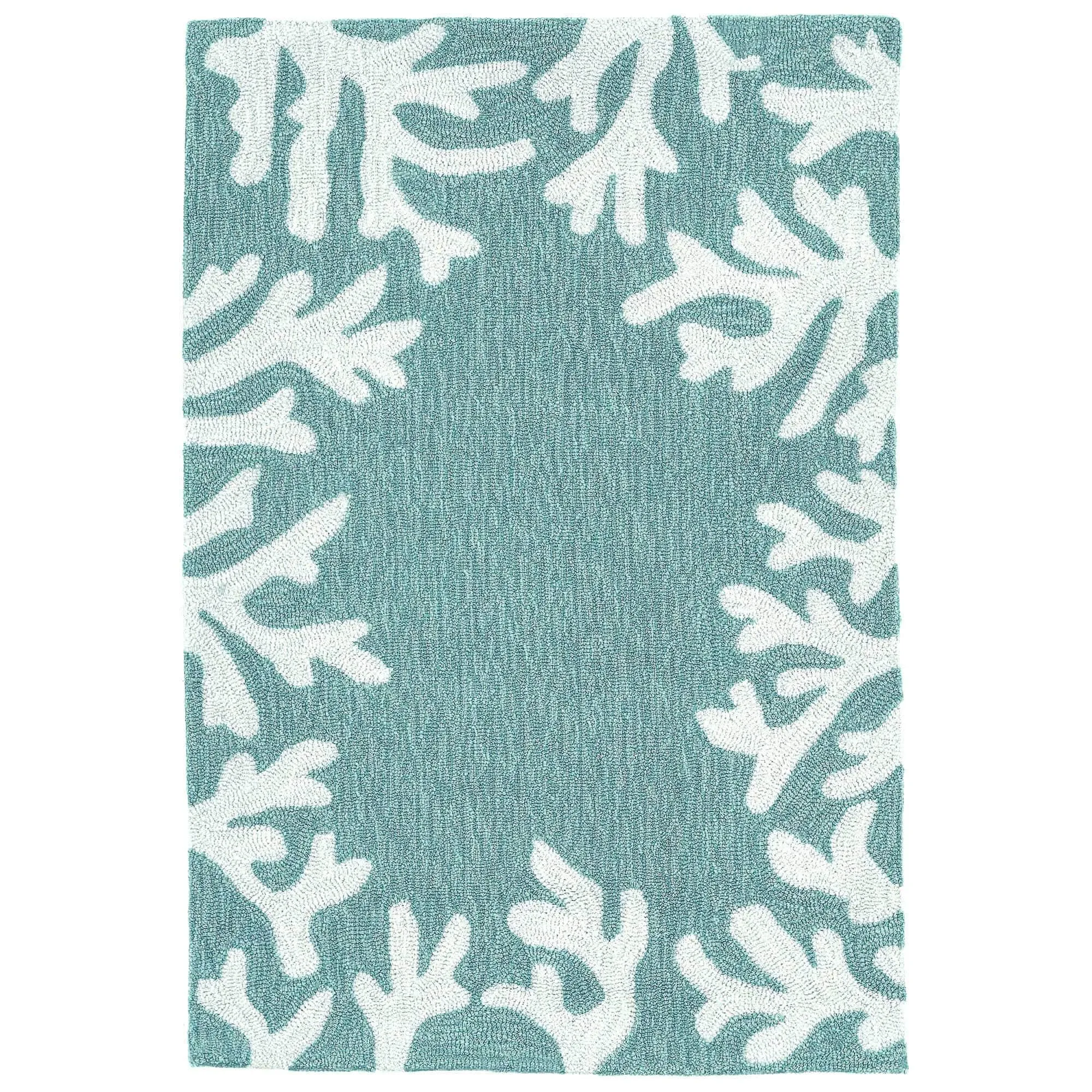 Liora Manne Capri Coral Border Indoor/Outdoor Rug