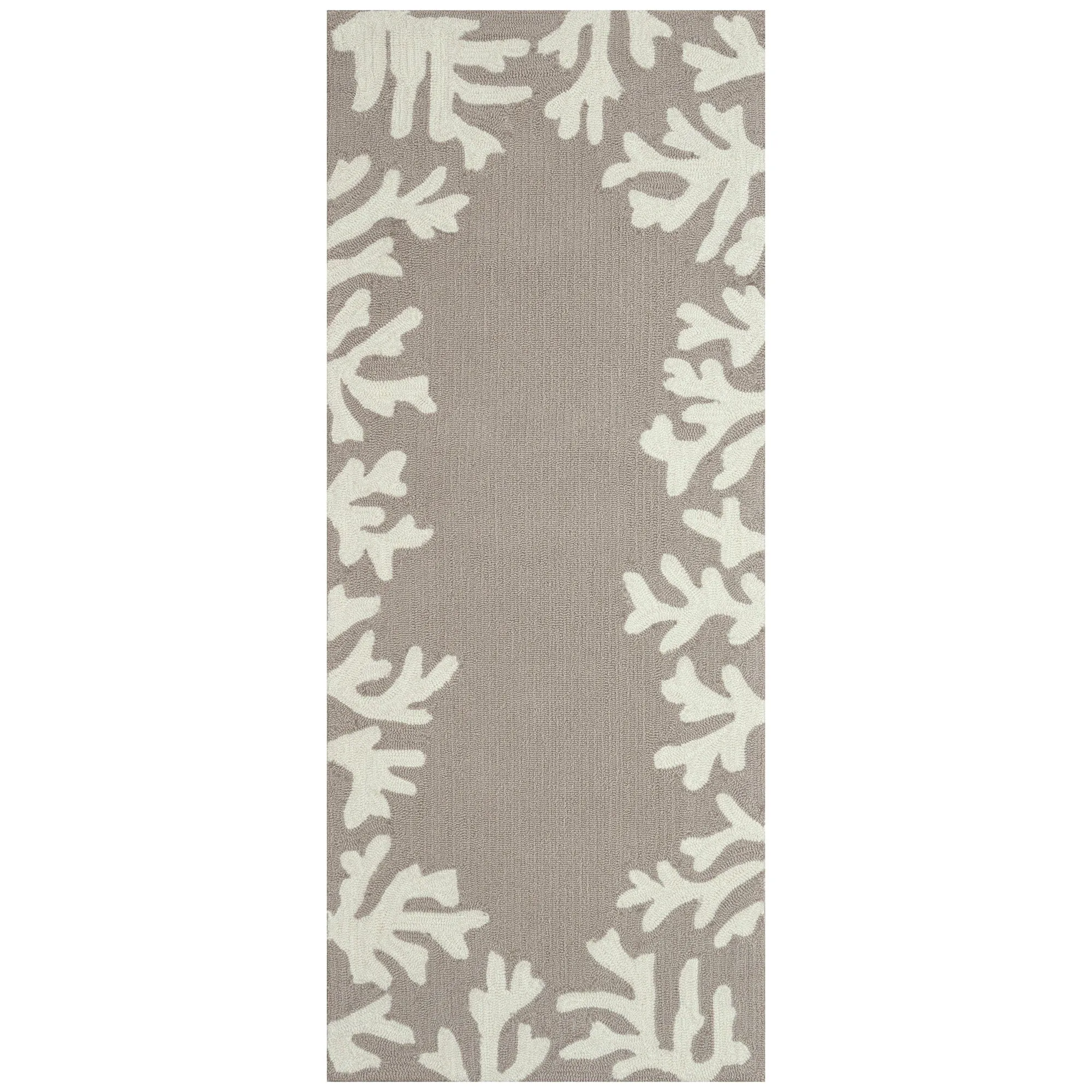 Liora Manne Capri Coral Border Indoor/Outdoor Rug