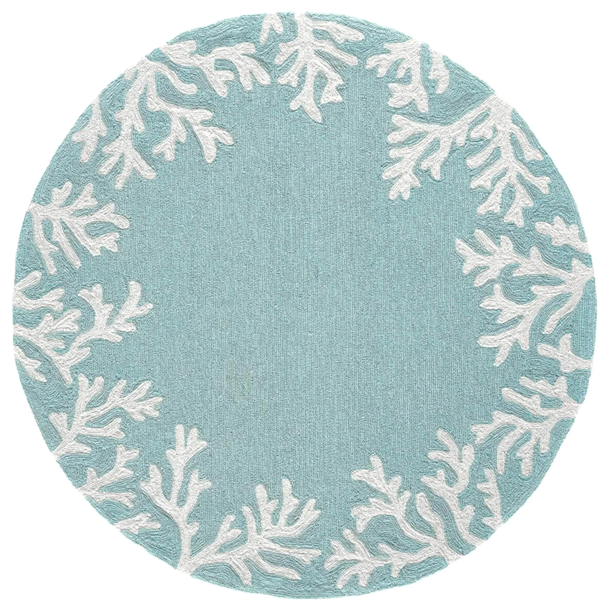 Liora Manne Capri Coral Border Indoor/Outdoor Rug