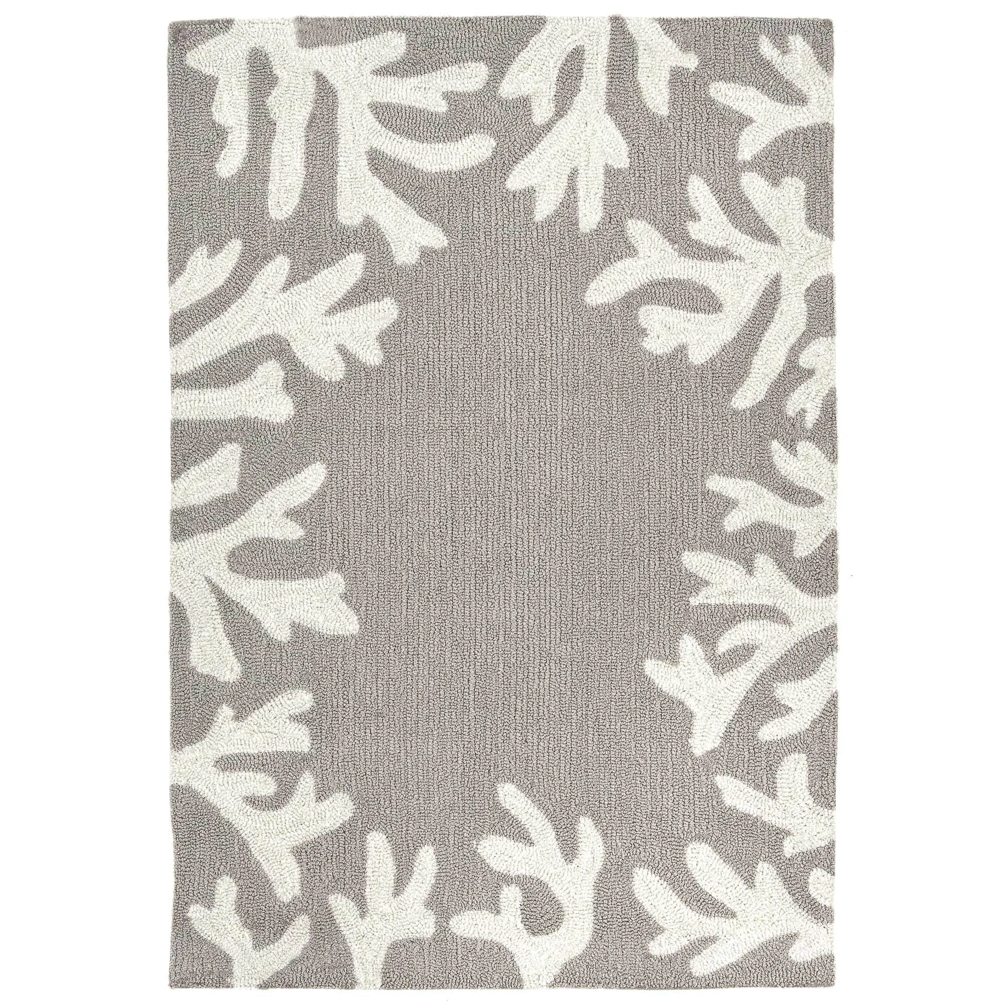 Liora Manne Capri Coral Border Indoor/Outdoor Rug