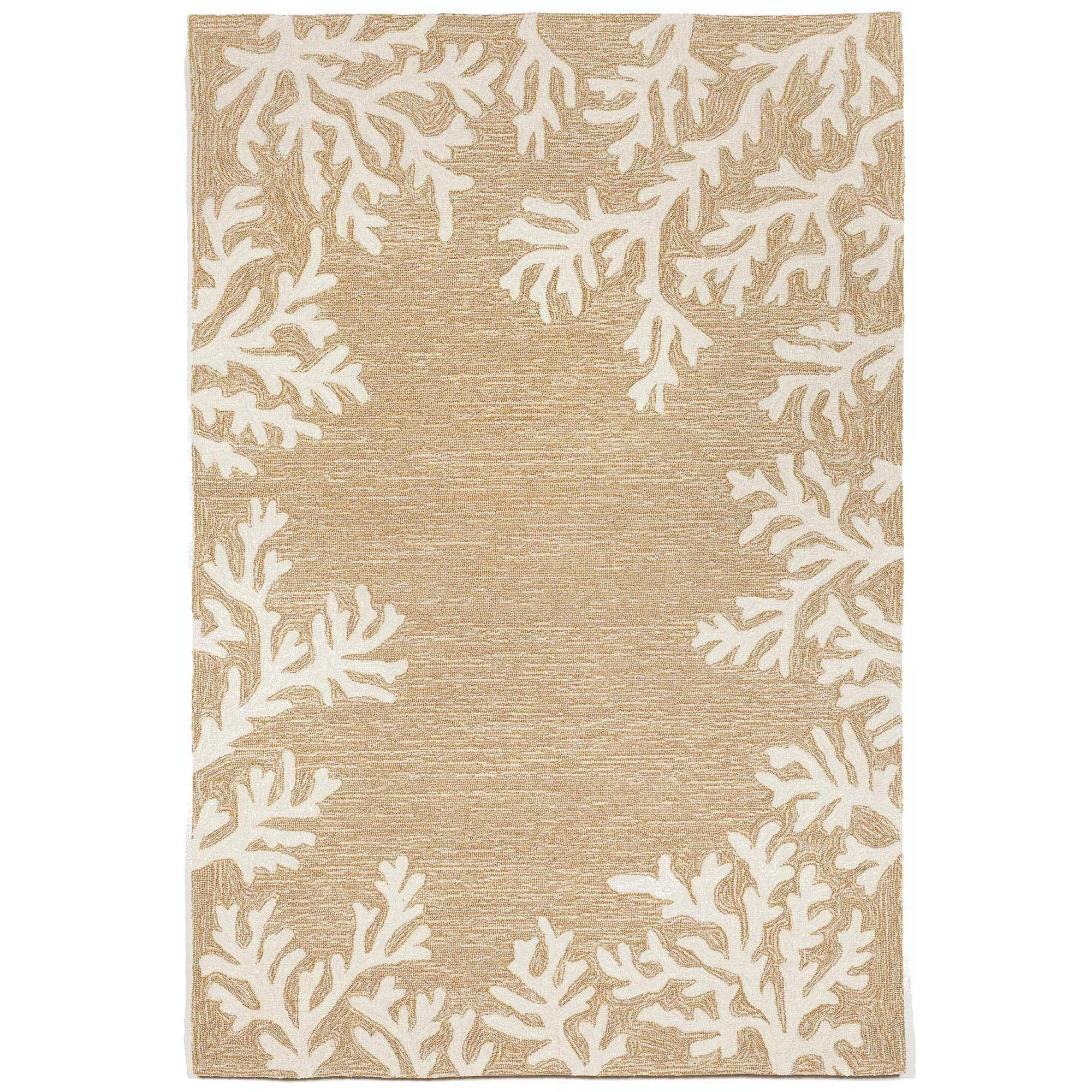 Liora Manne Capri Coral Border Indoor/Outdoor Rug