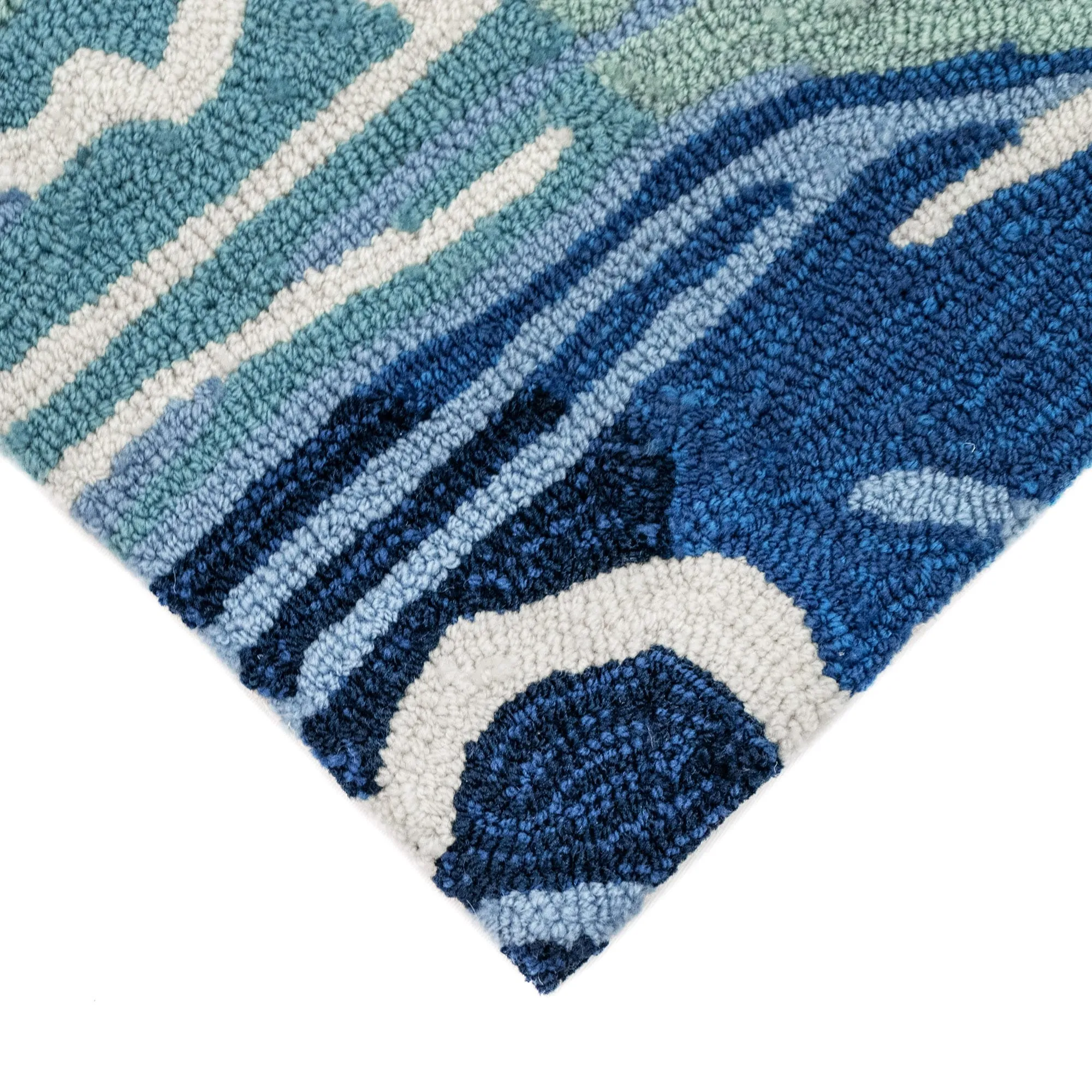 Liora Manne Capri Jelly Fish Indoor/Outdoor Rug Ocean