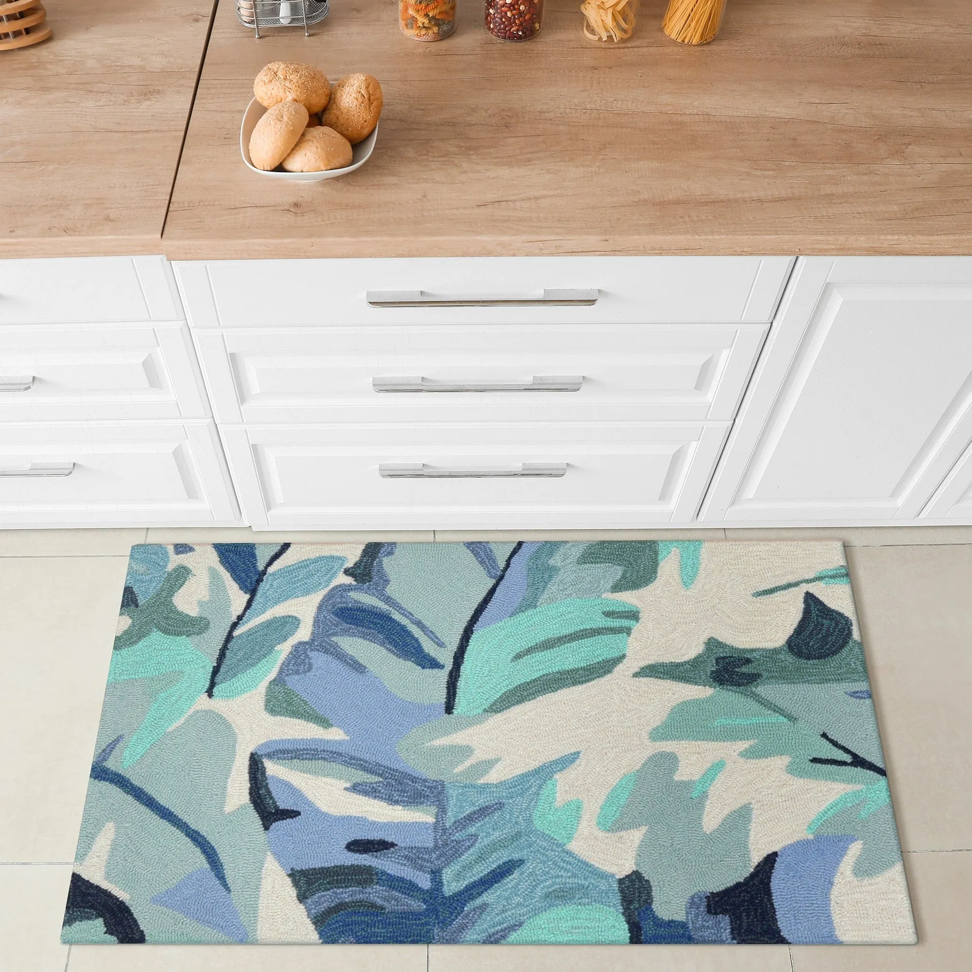 Liora Manne Capri Palm Leaf Indoor/Outdoor Rug