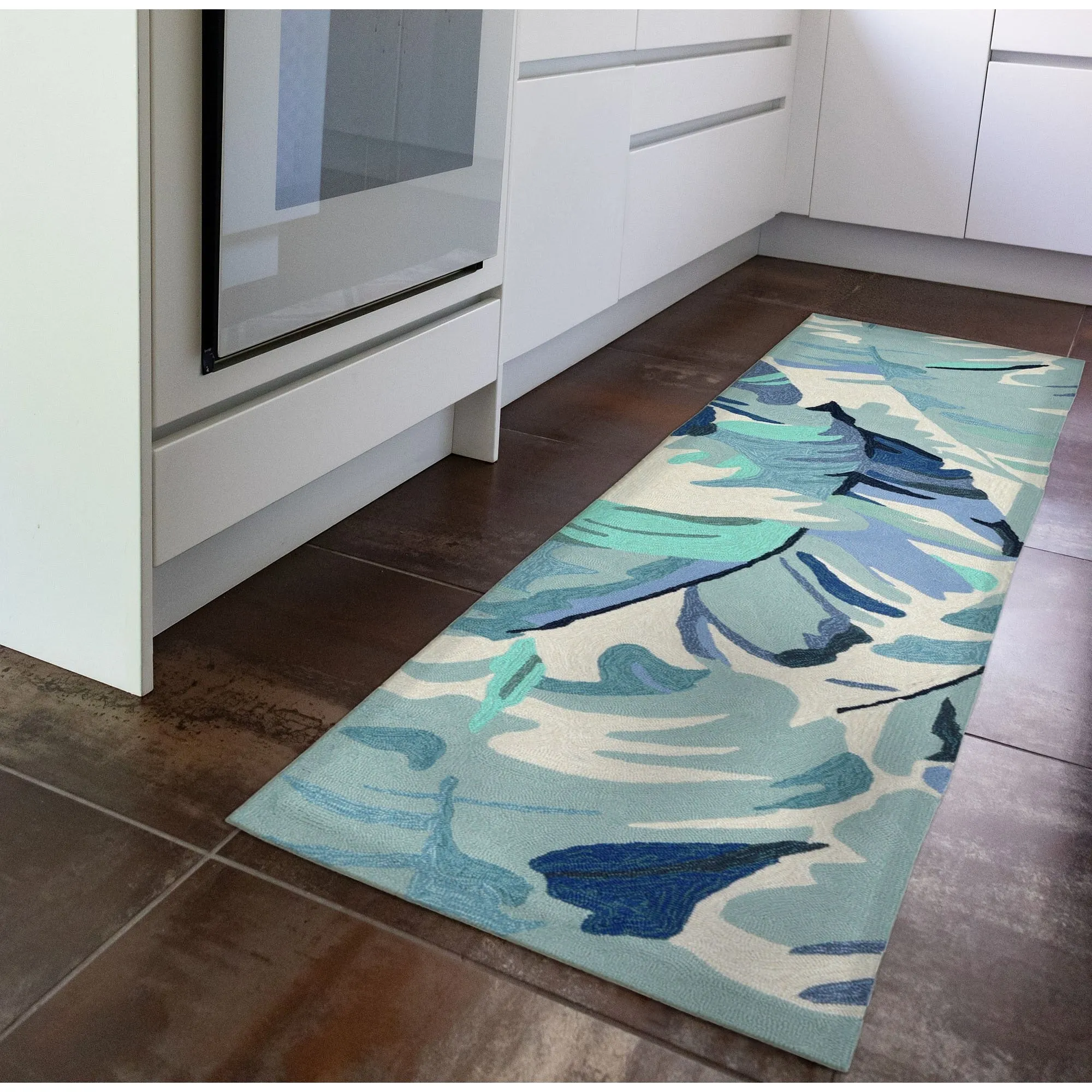 Liora Manne Capri Palm Leaf Indoor/Outdoor Rug
